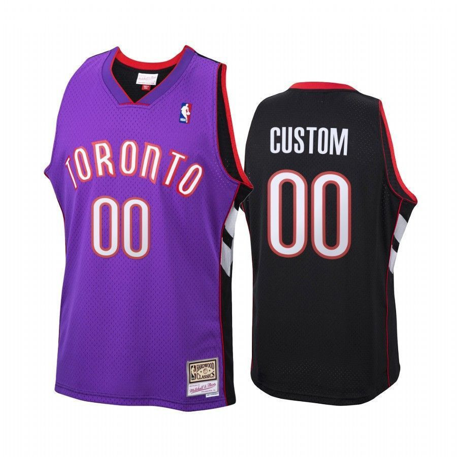 Toronto Raptors Custom 00 1999-2000 Road Throwback NBA Jersey Men's