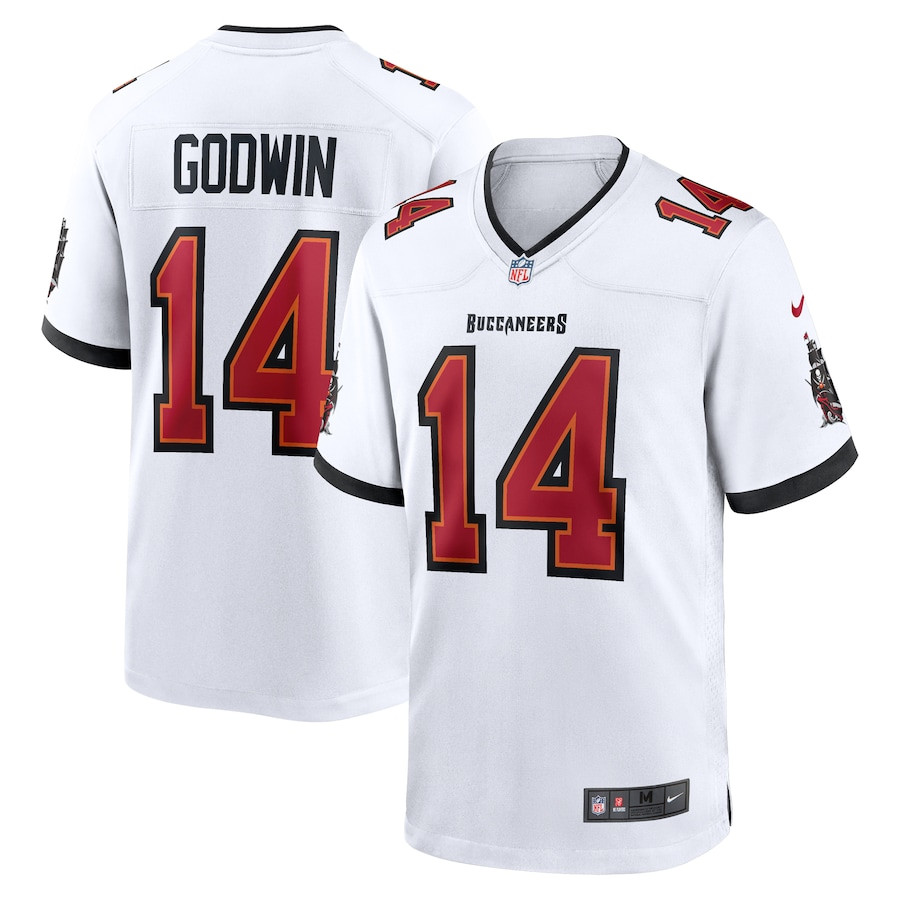 Chris Godwin 14 Tampa Bay Buccaneers Game White NFL Jersey Men's