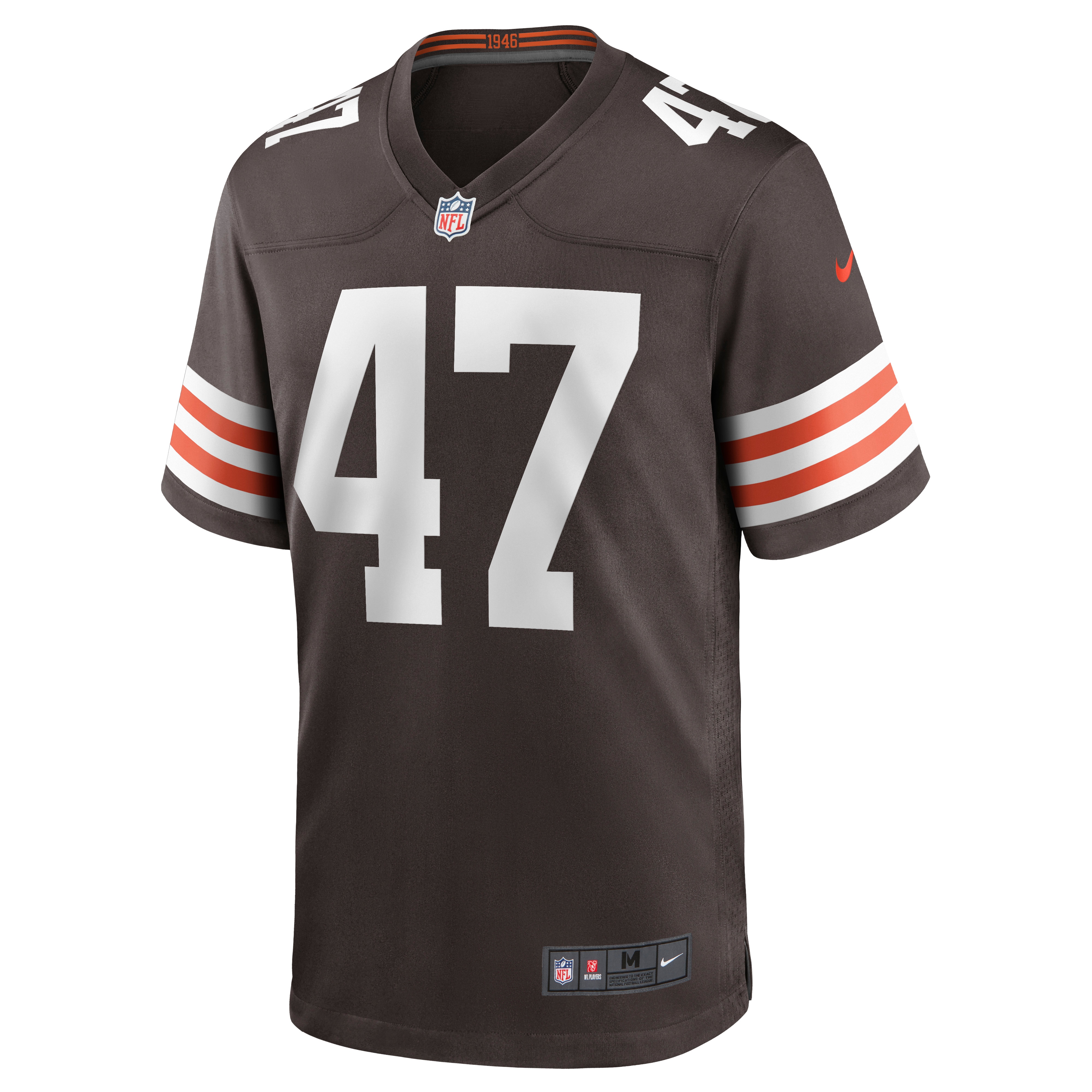 Cleveland Browns Charley Hughlett Brown Game NFL Jersey Men's
