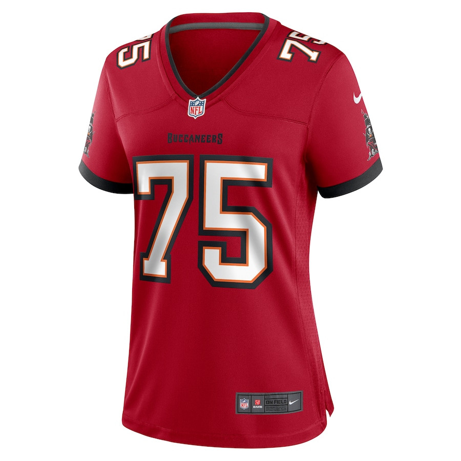 Lwal Uguak 75 Tampa Bay Buccaneers Game Red NFL Jersey Women's