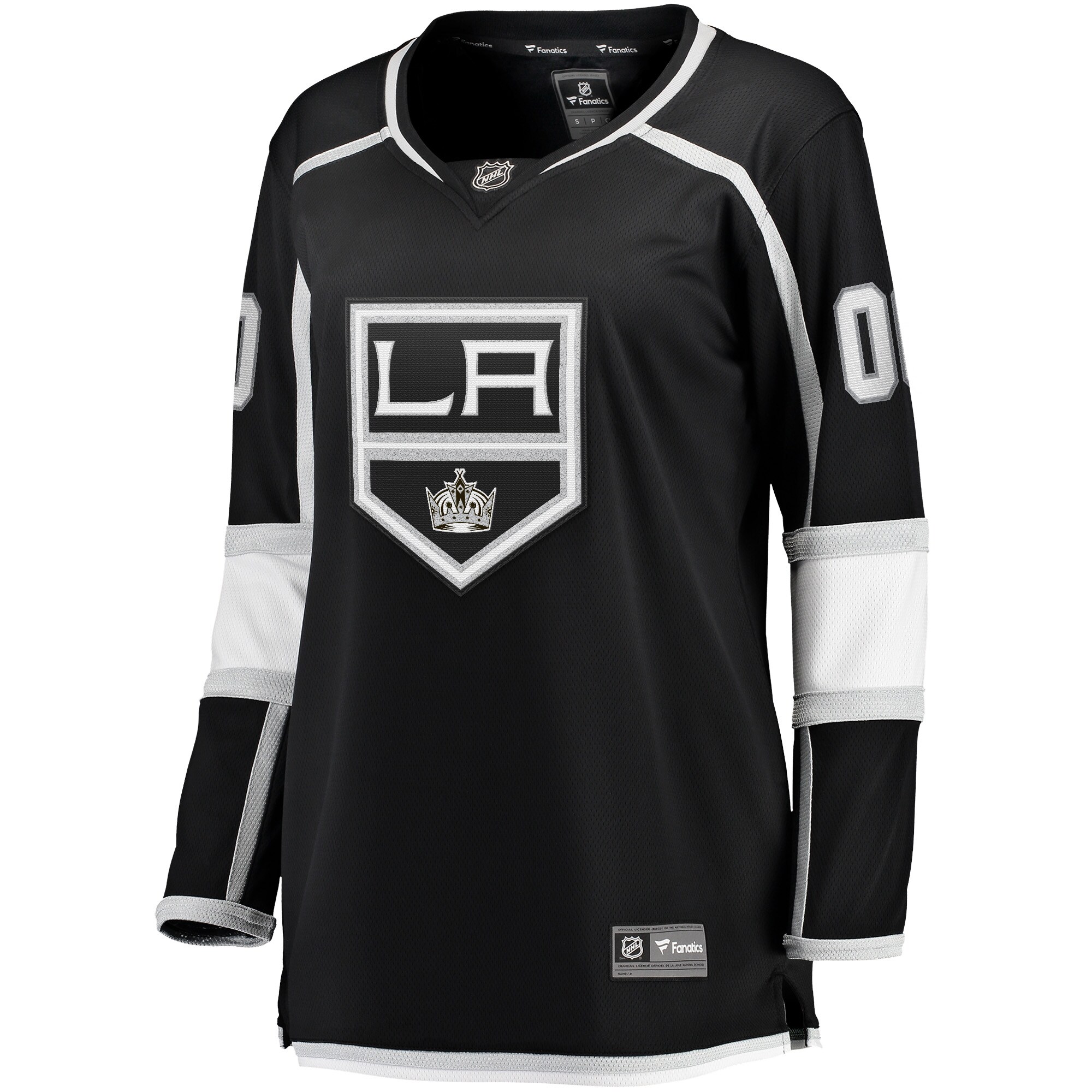 Los Angeles Kings Black Home Breakaway Custom NHL Jersey Women's