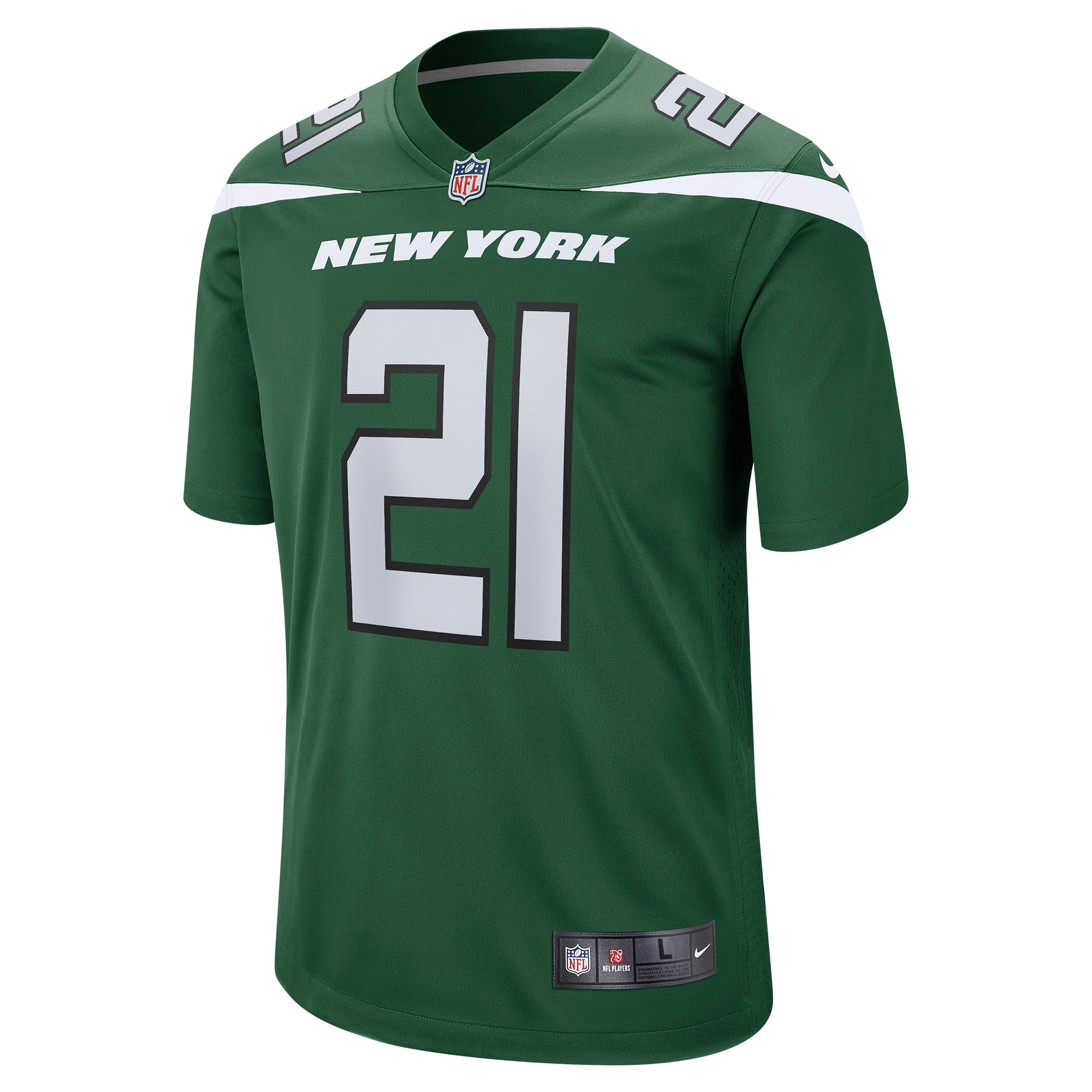New York Jets Ashtyn Davis Gotham Green Game Player NFL Jersey Men's