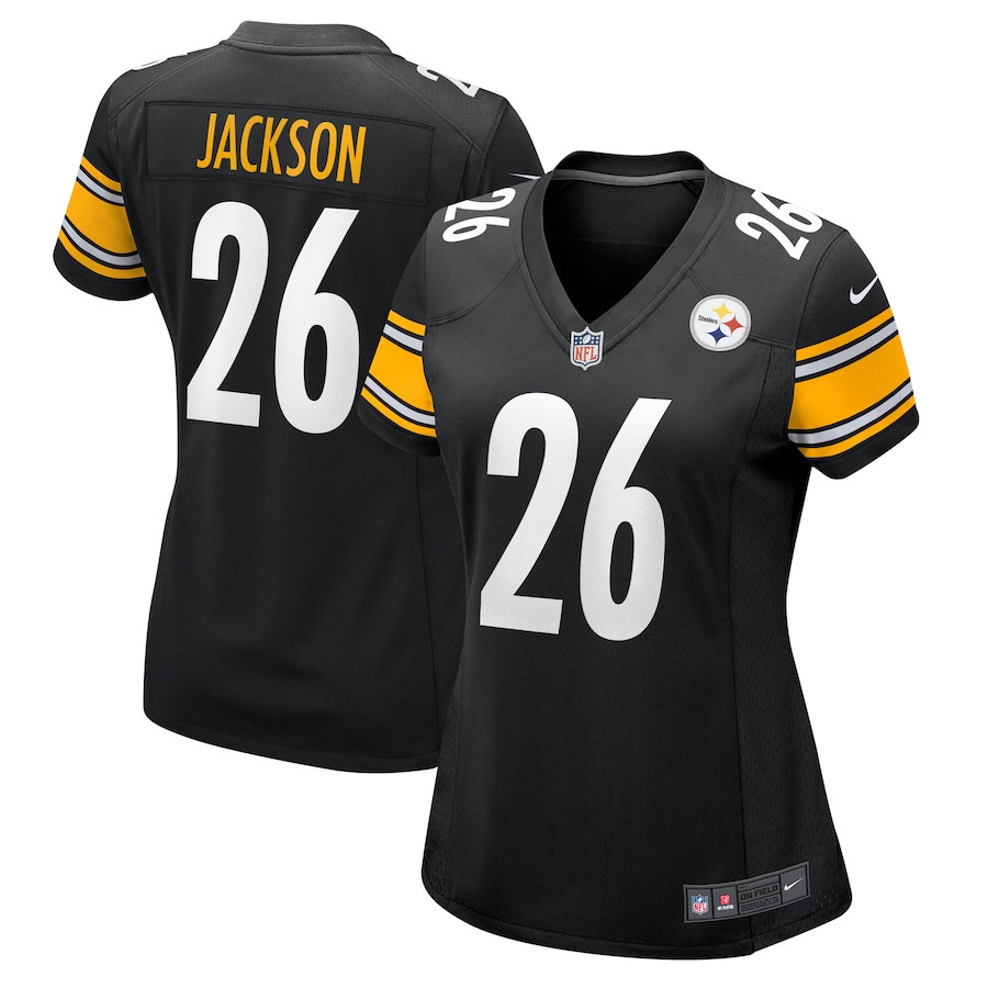 Donte Jackson 26 Pittsburgh Steelers Game Black NFL Jersey Women's