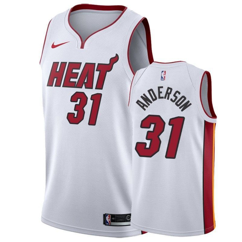 Miami Heat Ryan Anderson 31 Associatio White NBA Jersey Men's