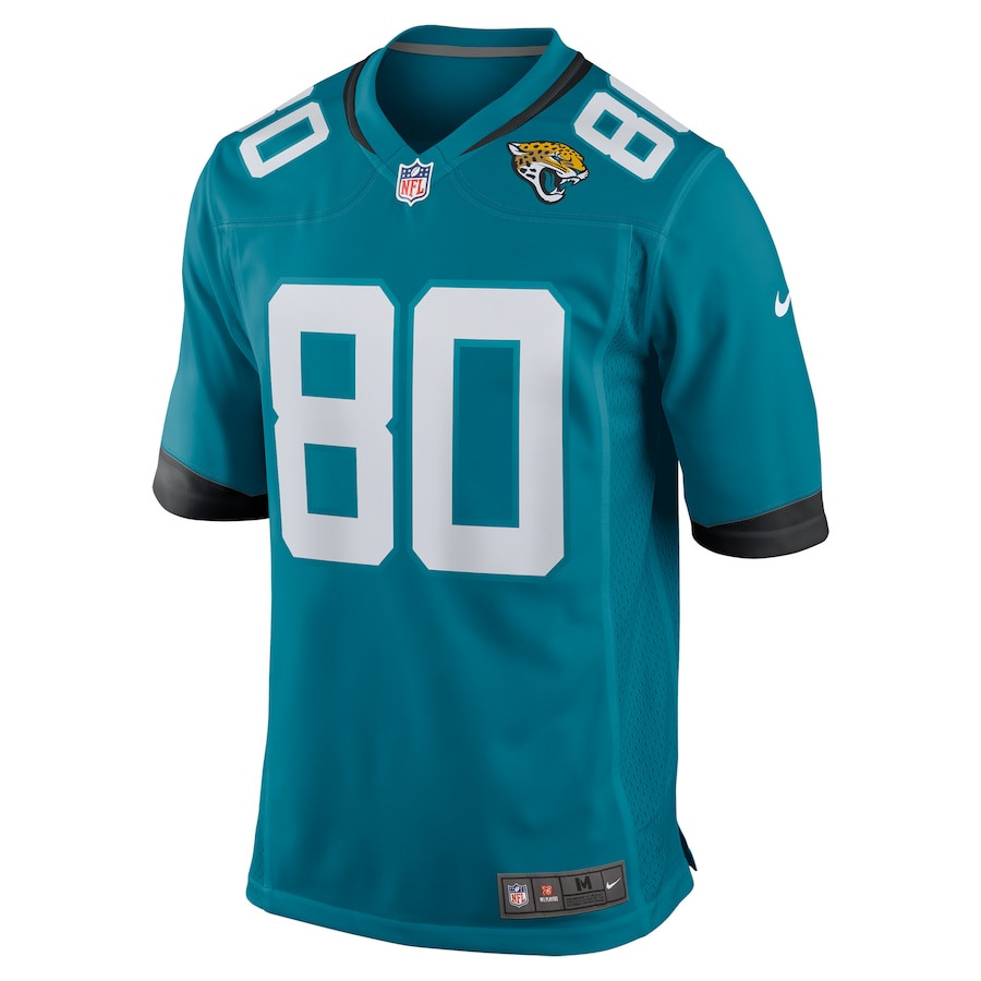 Joshua Cephus 80 Jacksonville Jaguars Team Game Teal NFL Jersey Men's
