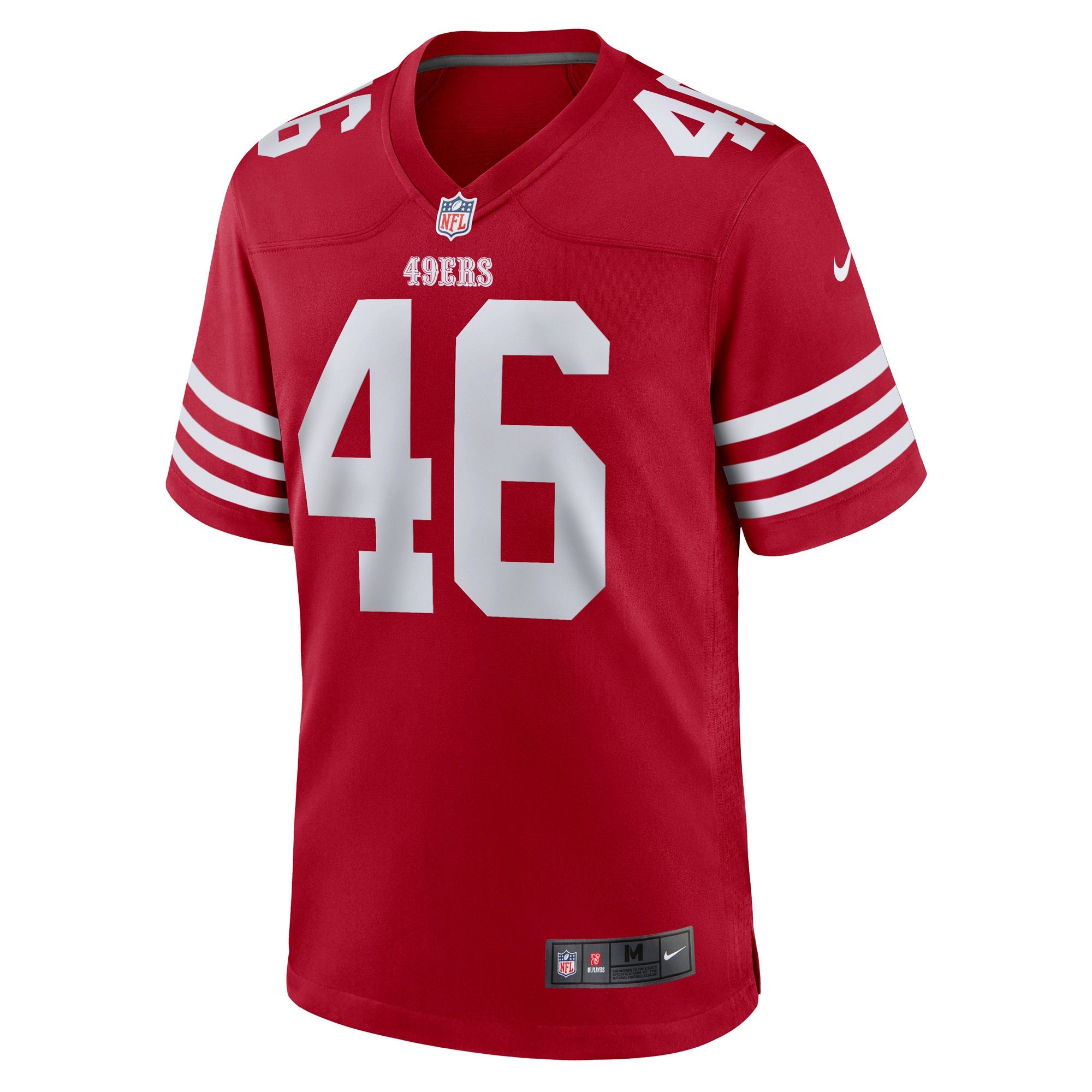 San Francisco 49ers Taybor Pepper Scarlet Game NFL Jersey Men's