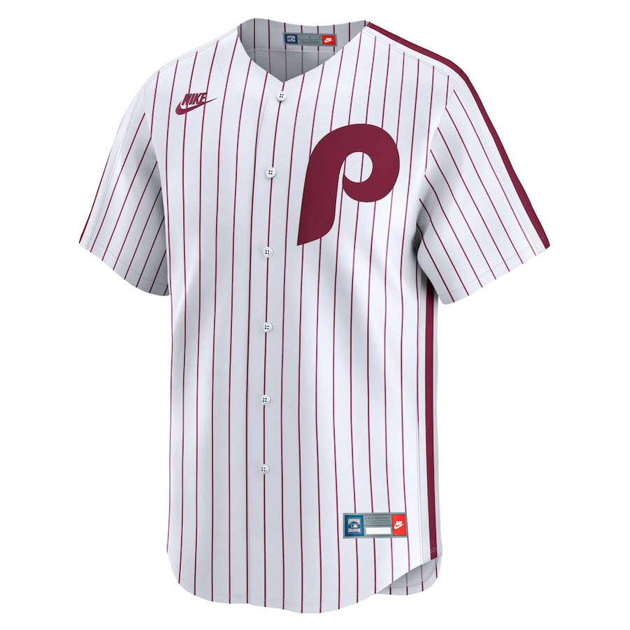 Philadelphia Phillies Throwback Cooperstown Collection Limited White MLB Jersey Men's