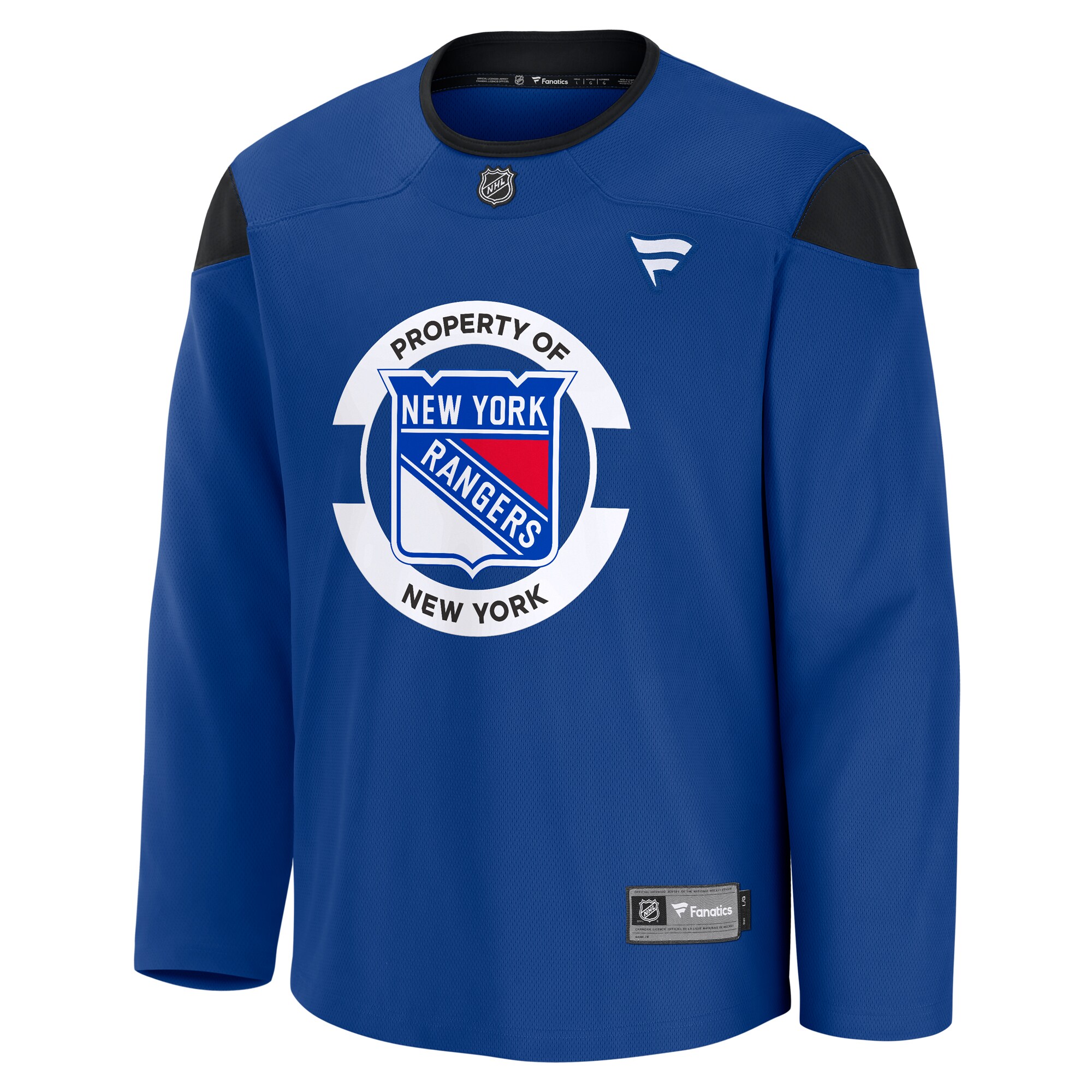 New York Rangers Blue Team Practice NHL Jersey Men's