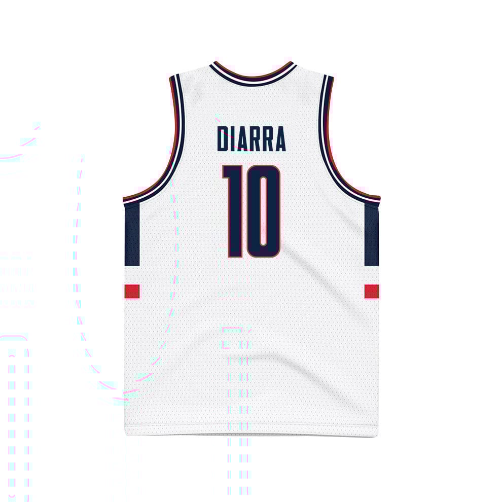 Hassan Diarra 10 UConn Huskies 2024 Final Four Patch Unisex NCAA Jersey Unisex