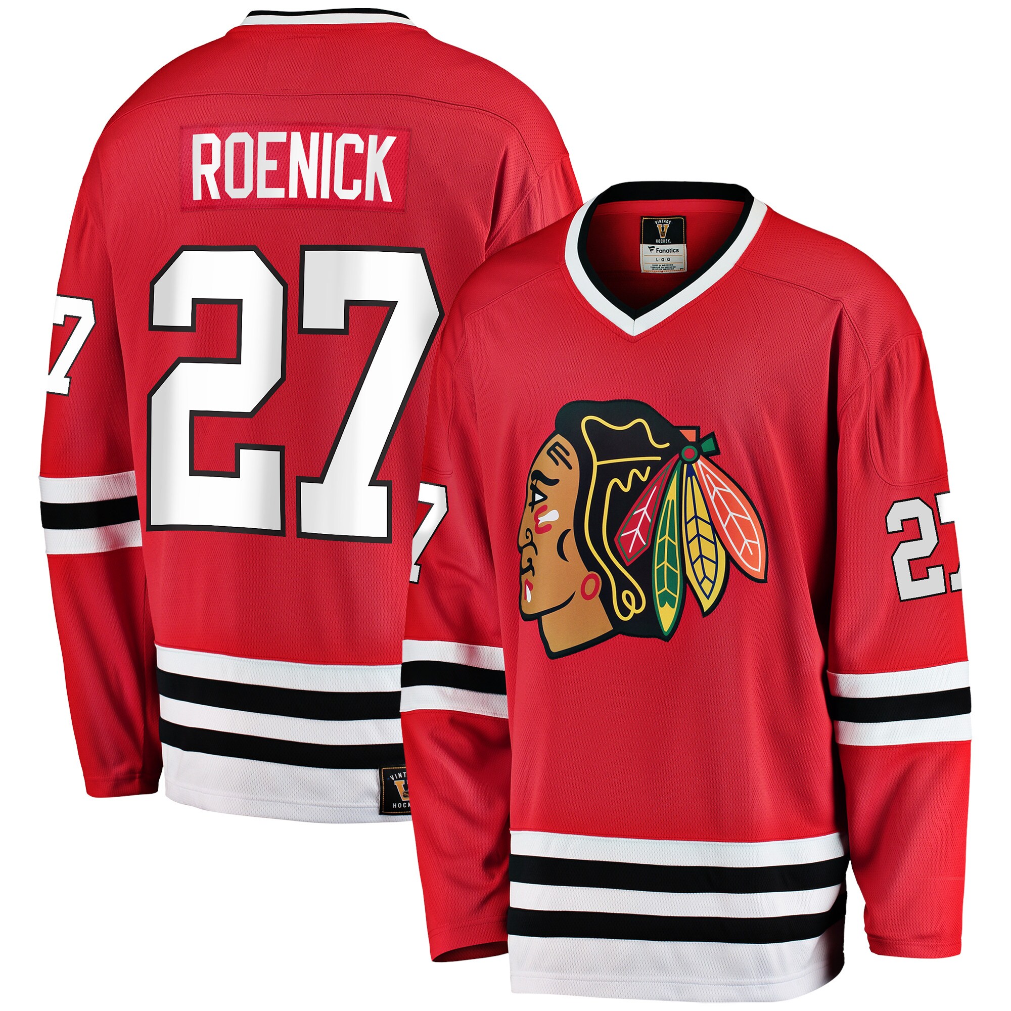 Chicago Blackhawks Jeremy Roenick Red Premier Breakaway Retired Player NHL Jersey Men's