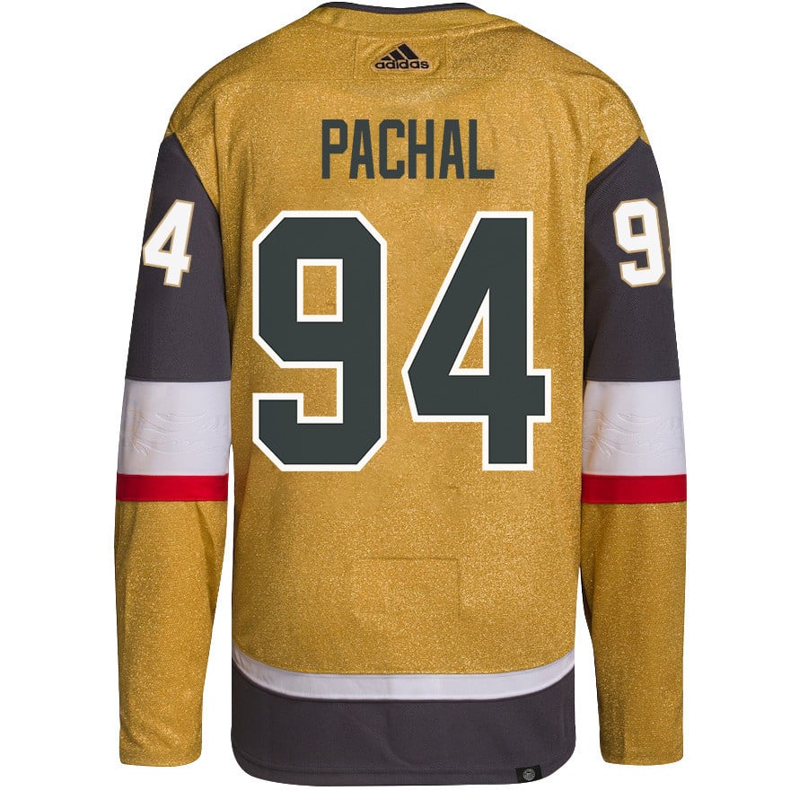 Brayden Pachal 94 Vegas Golden Knights Stanley Cup 2023 Final Patch Home Breakaway Gold NHL Jersey Men's