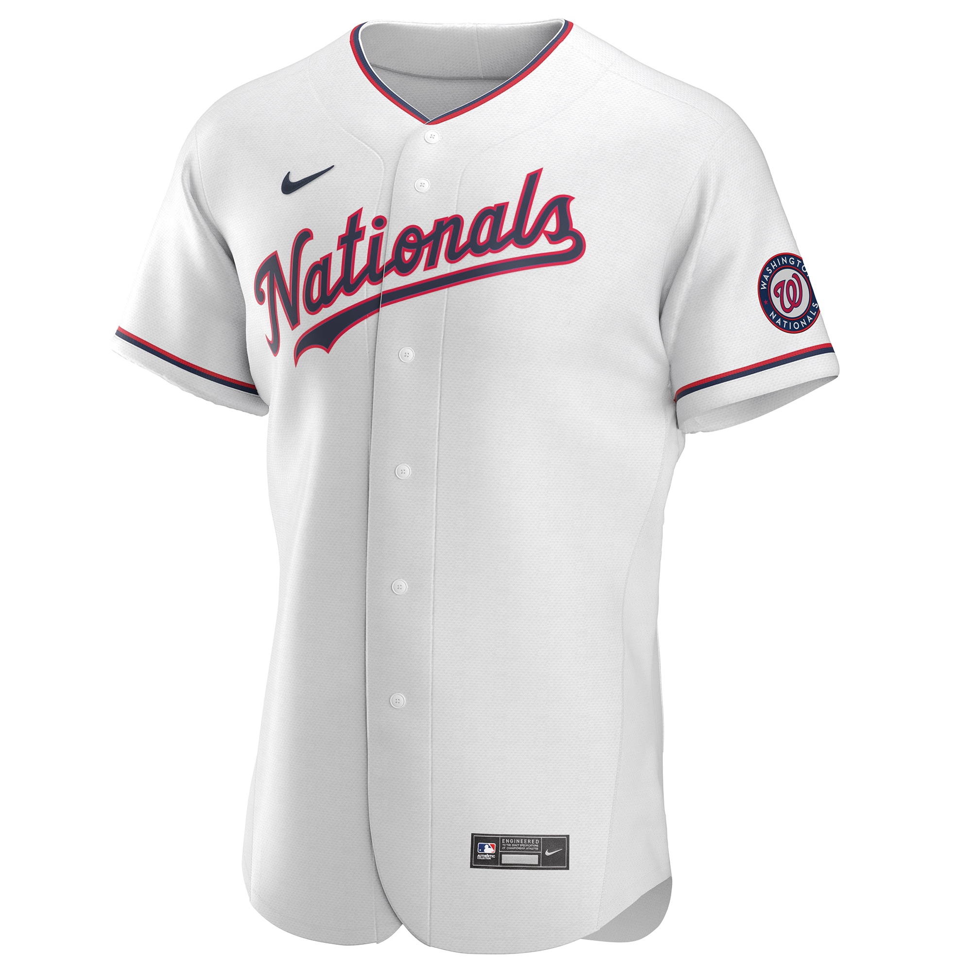 Washington Nationals White Alternate Team MLB Jersey Men's