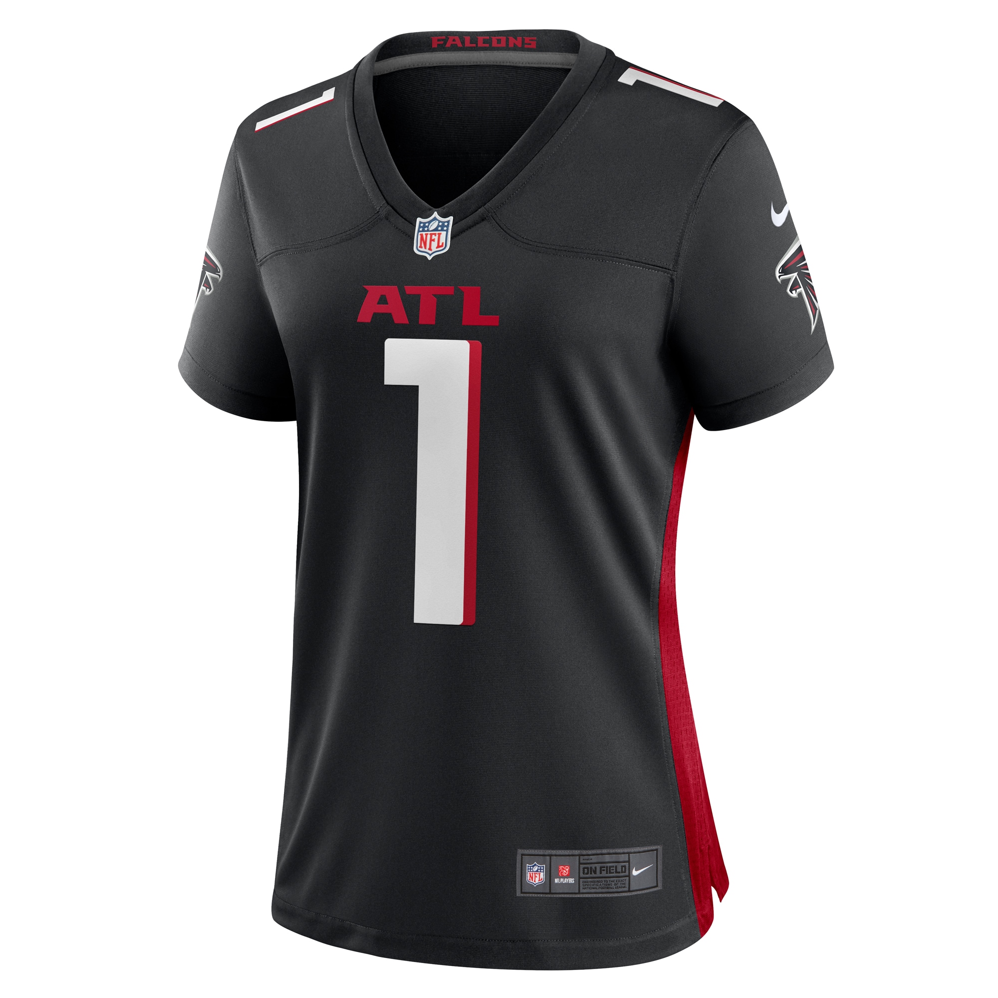 Atlanta Falcons Darnell Mooney Black Game NFL Jersey Women's