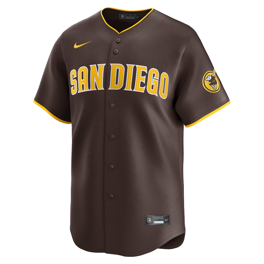 Yu Darvish 11 San Diego Padres Away Limited Player Brown MLB Jersey Men's