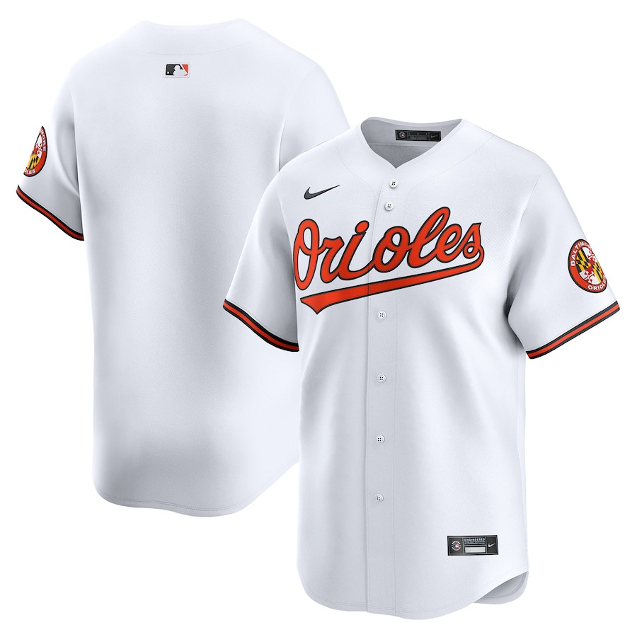 Baltimore Orioles Home Limited White MLB Jersey Men's