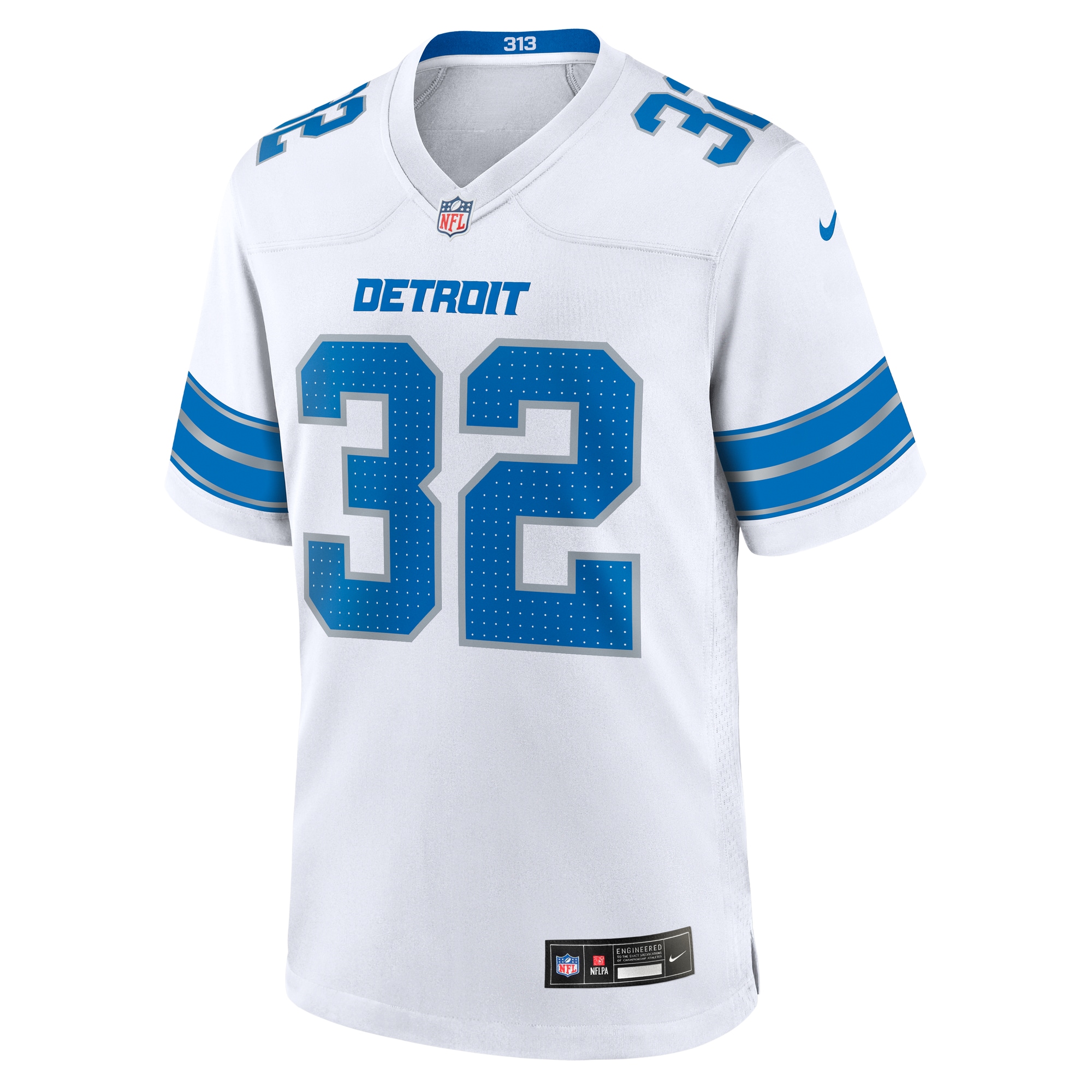 Detroit Lions Brian Branch White White Game NFL Jersey Men's