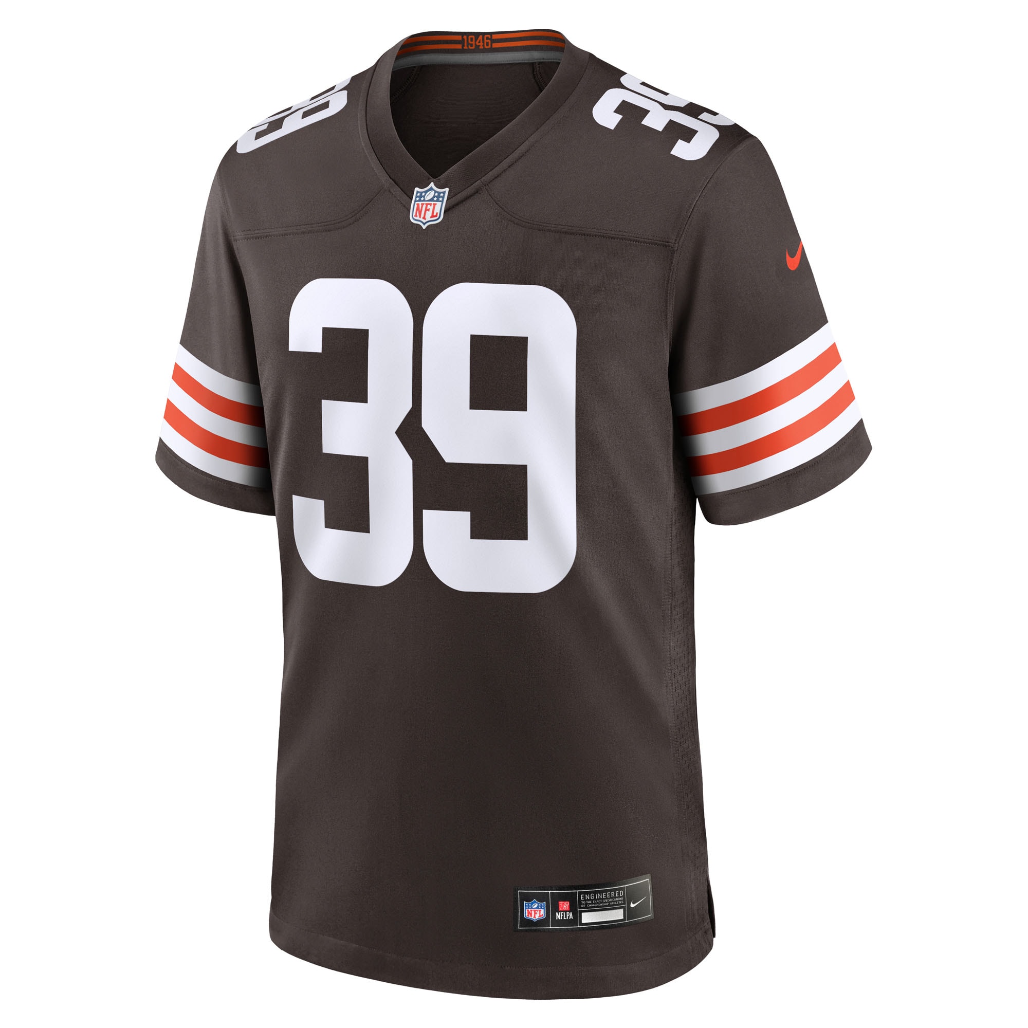 Cleveland Browns Khaleke Hudson Brown Team Game NFL Jersey Men's