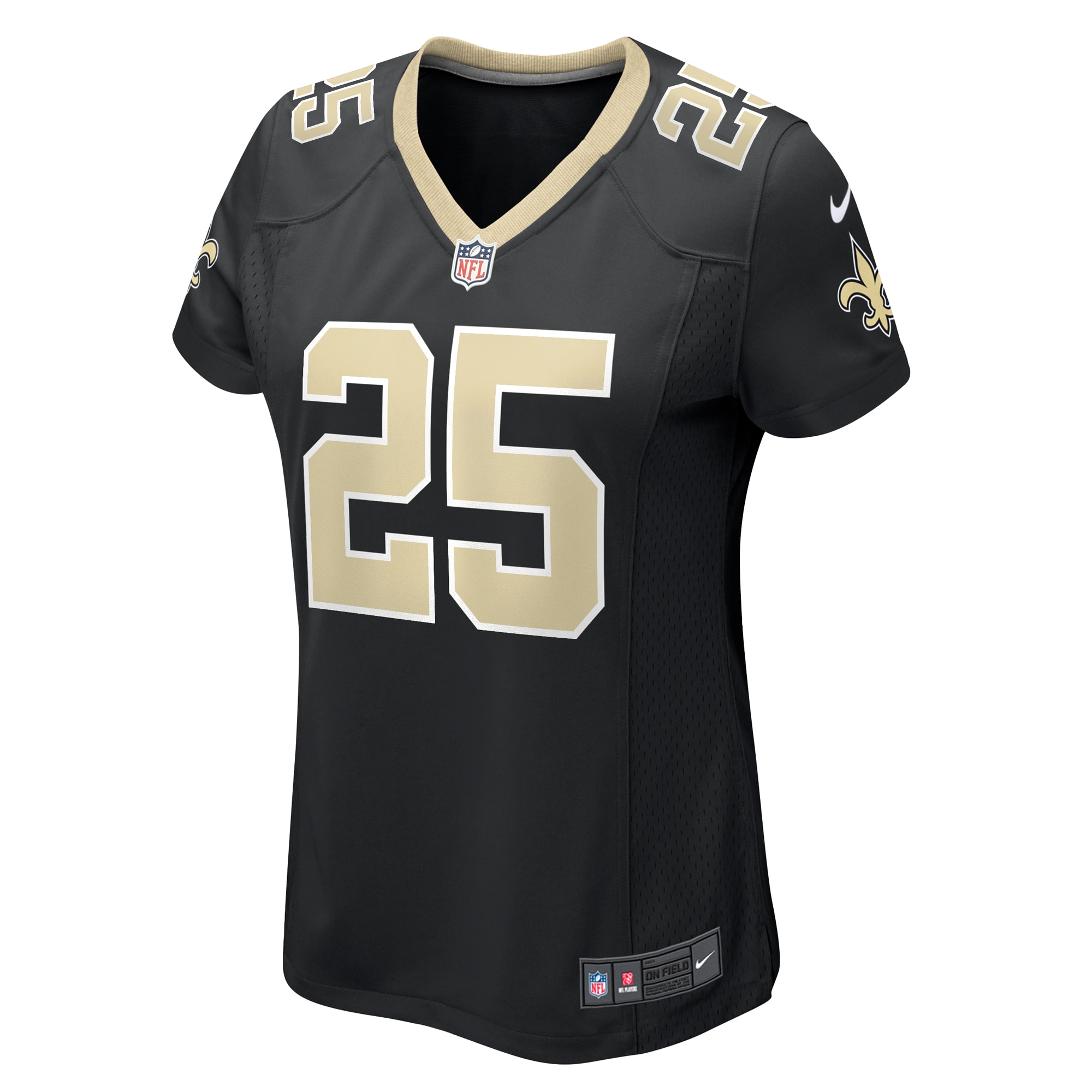 New Orleans Saints Kendre Miller Black Team Game NFL Jersey Women's