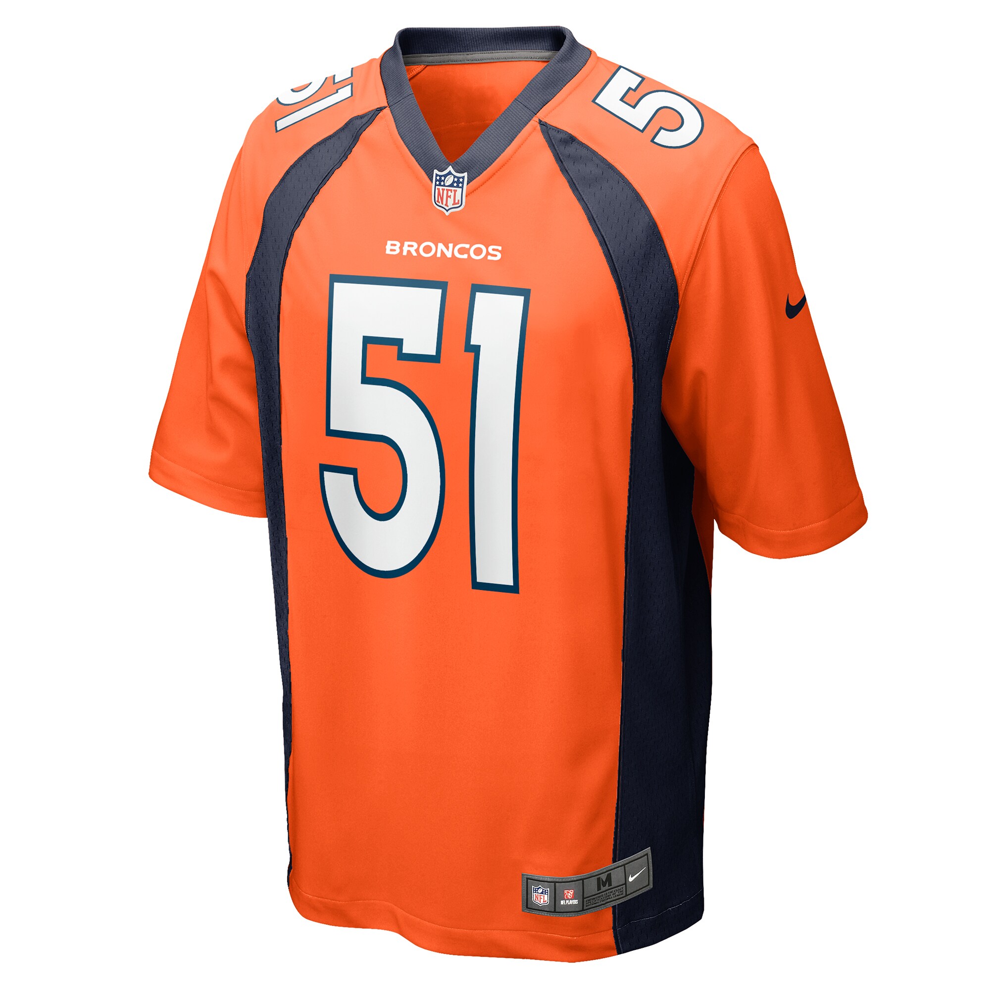 Denver Broncos Ronnie Perkins Orange Game NFL Jersey Men's