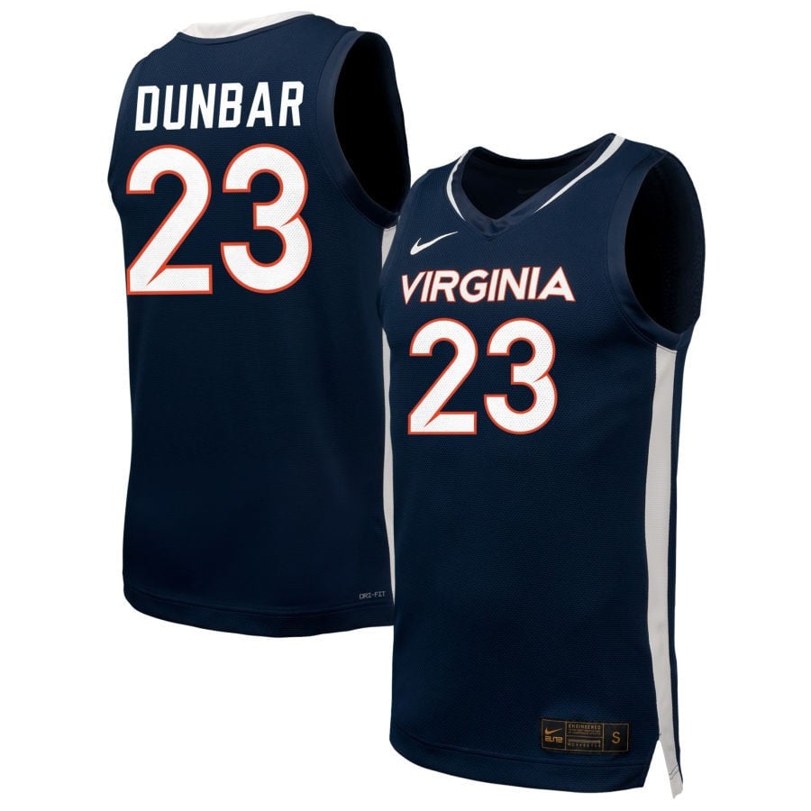 Payton Dunbar 23 Virginia Cavalier Unisex NIL Navy NCAA Jersey Unisex