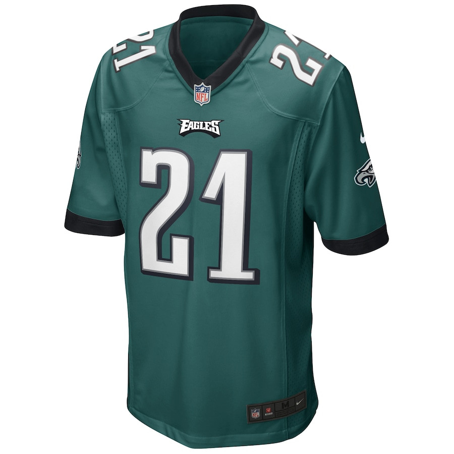 Eric Allen 21 Philadelphia Eagles Game Retired Midnight Green NFL Jersey Men's
