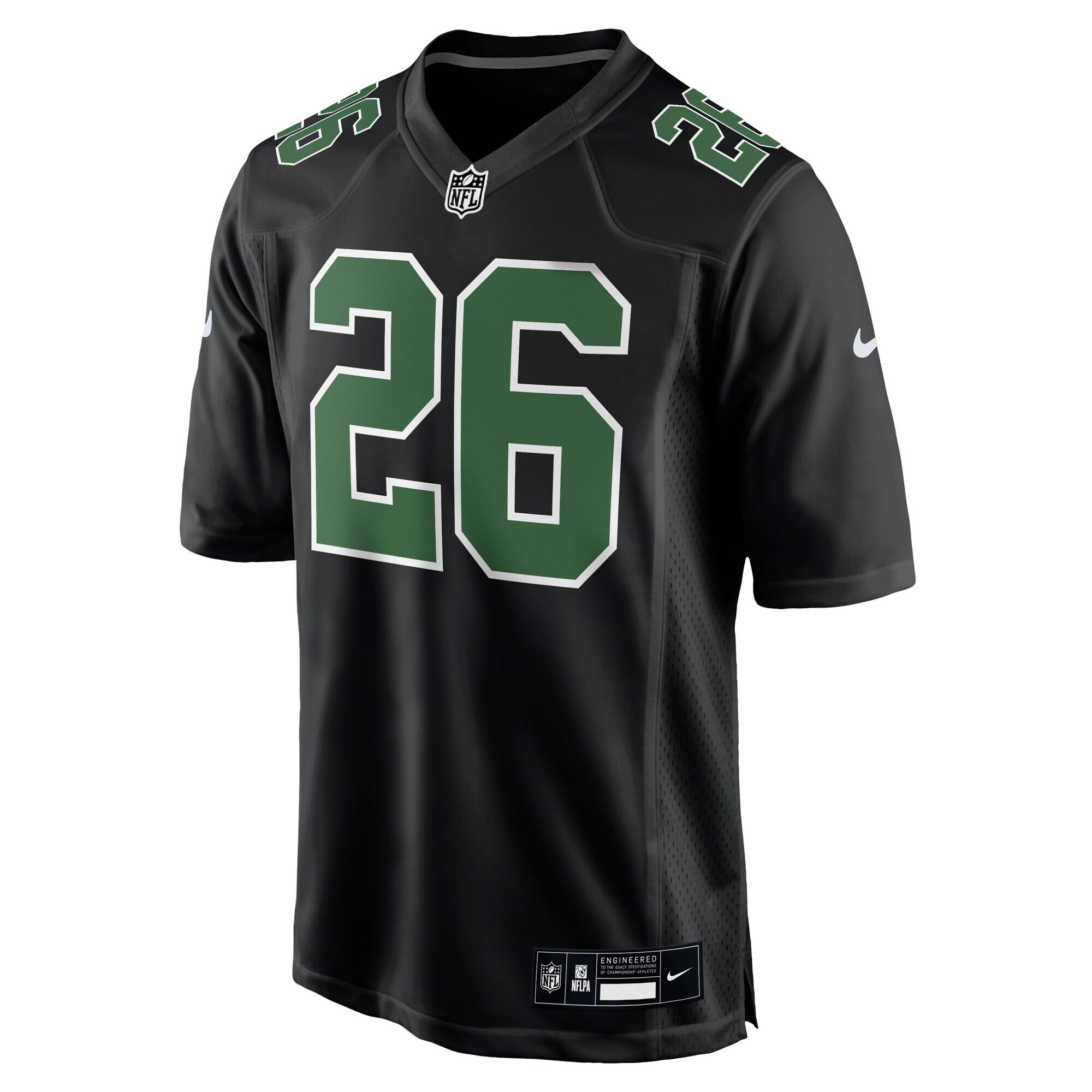 Philadelphia Eagles Saquon Barkley Carbon Black/Kelly Green Fashion Game NFL Jersey Men's
