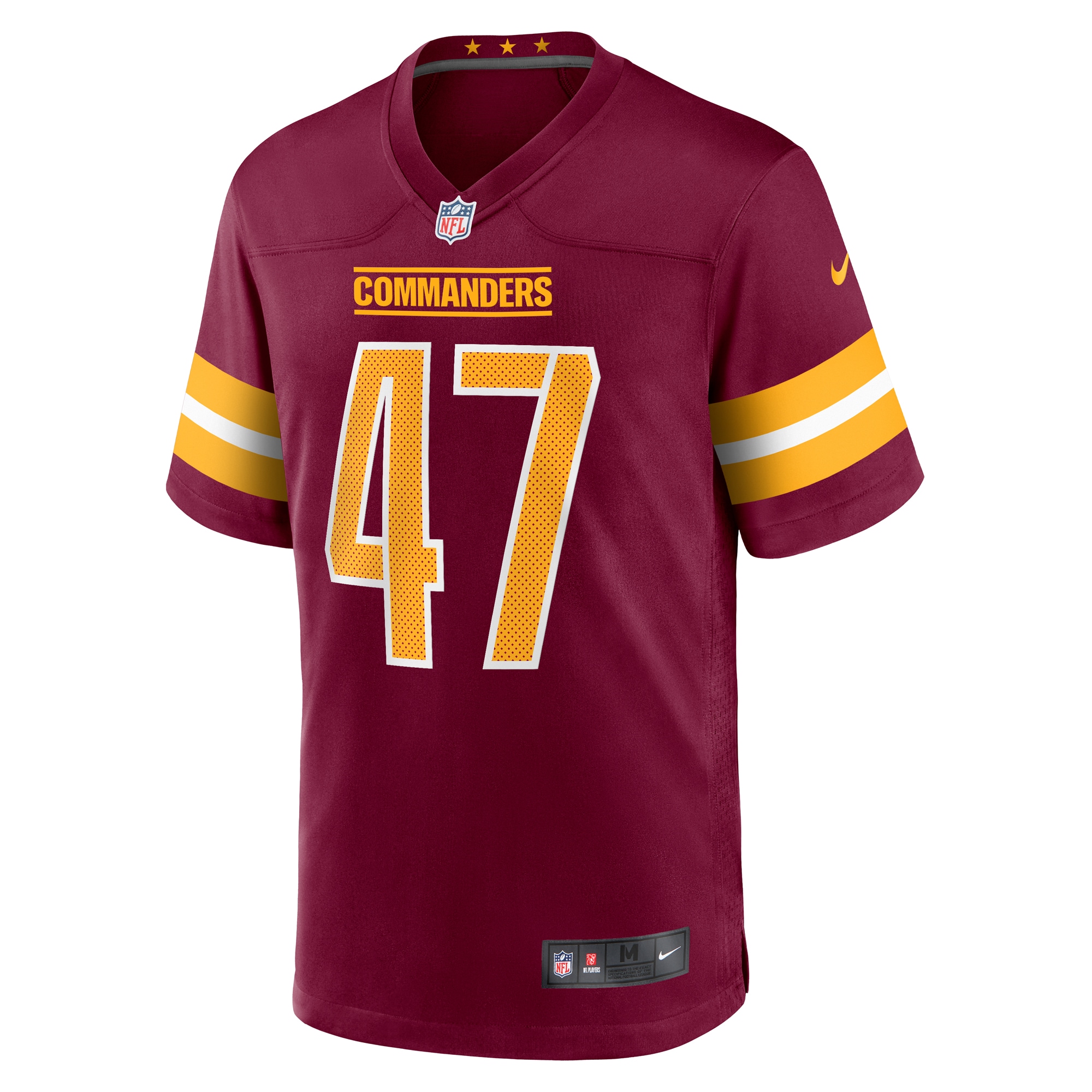 Washington Commanders Khaleke Hudson Burgundy Game NFL Jersey Men's
