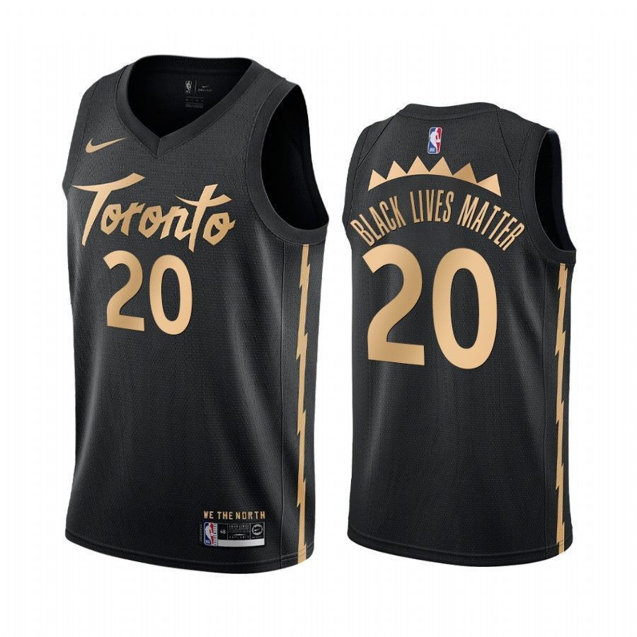 Dewan Hernandez Black Lives Matter Raptors City NBA Jersey Men's