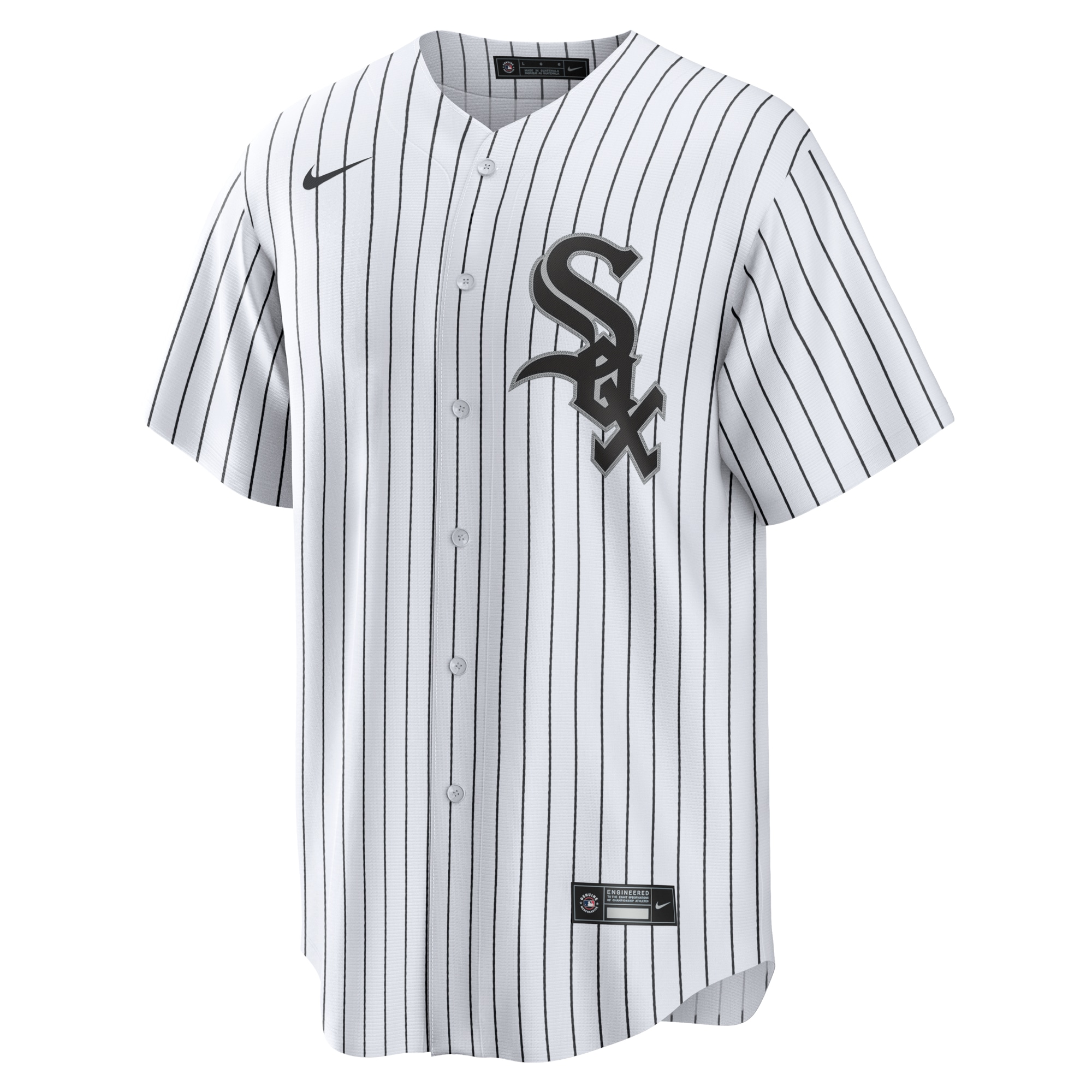 Chicago White Sox White Home Team MLB Jersey Men's