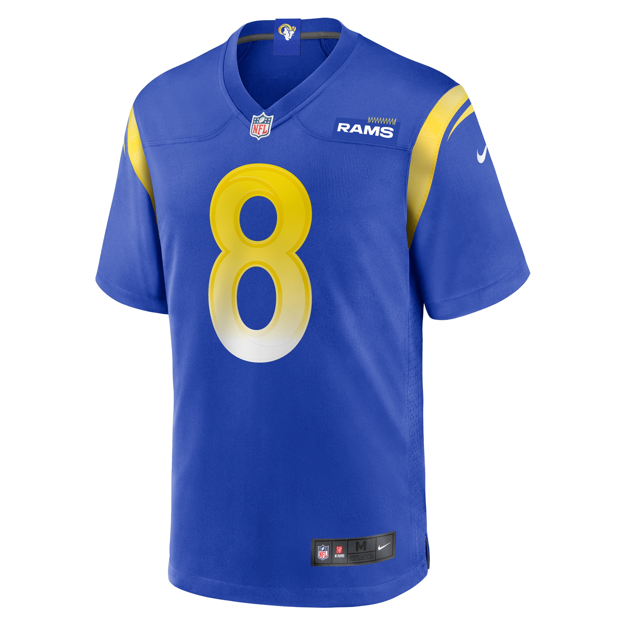 Los Angeles Rams Jared Verse Royal Player Game NFL Jersey Men's