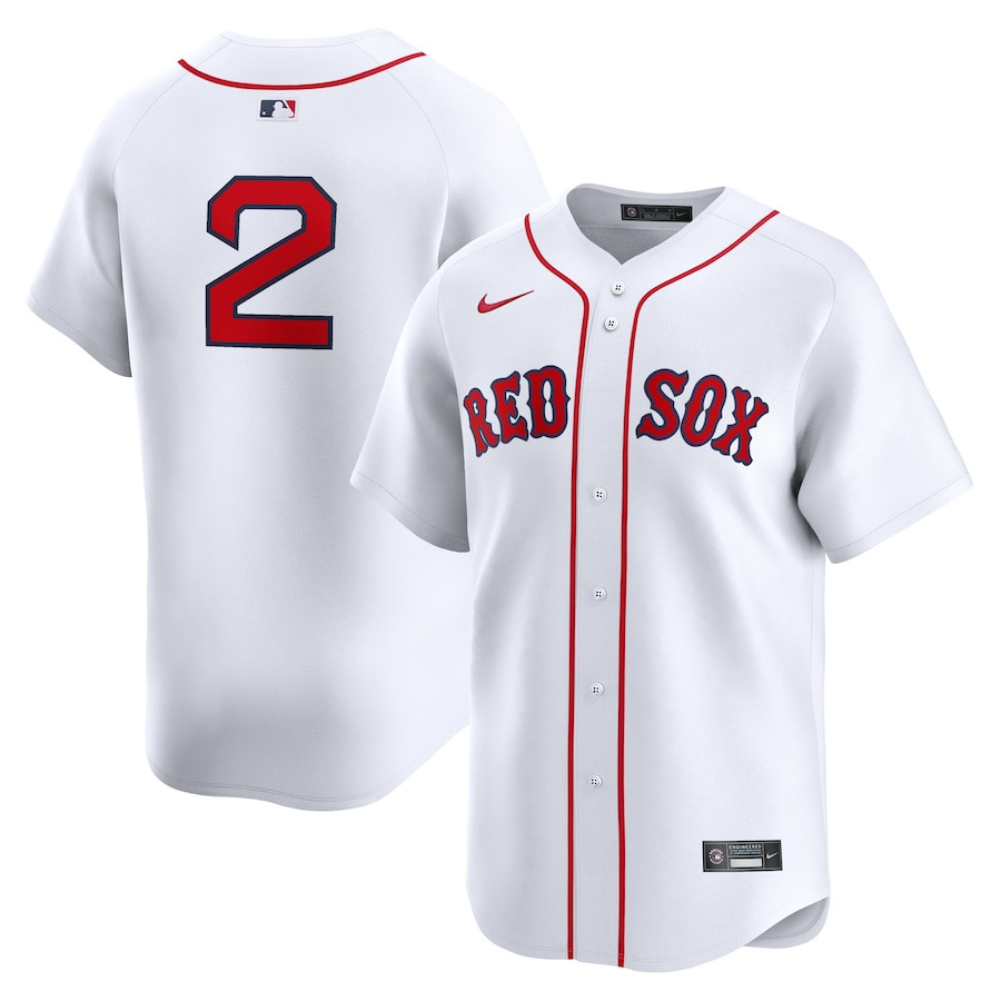 Justin Turner 2 Boston Red Sox Home Limited Player White MLB Jersey Men's