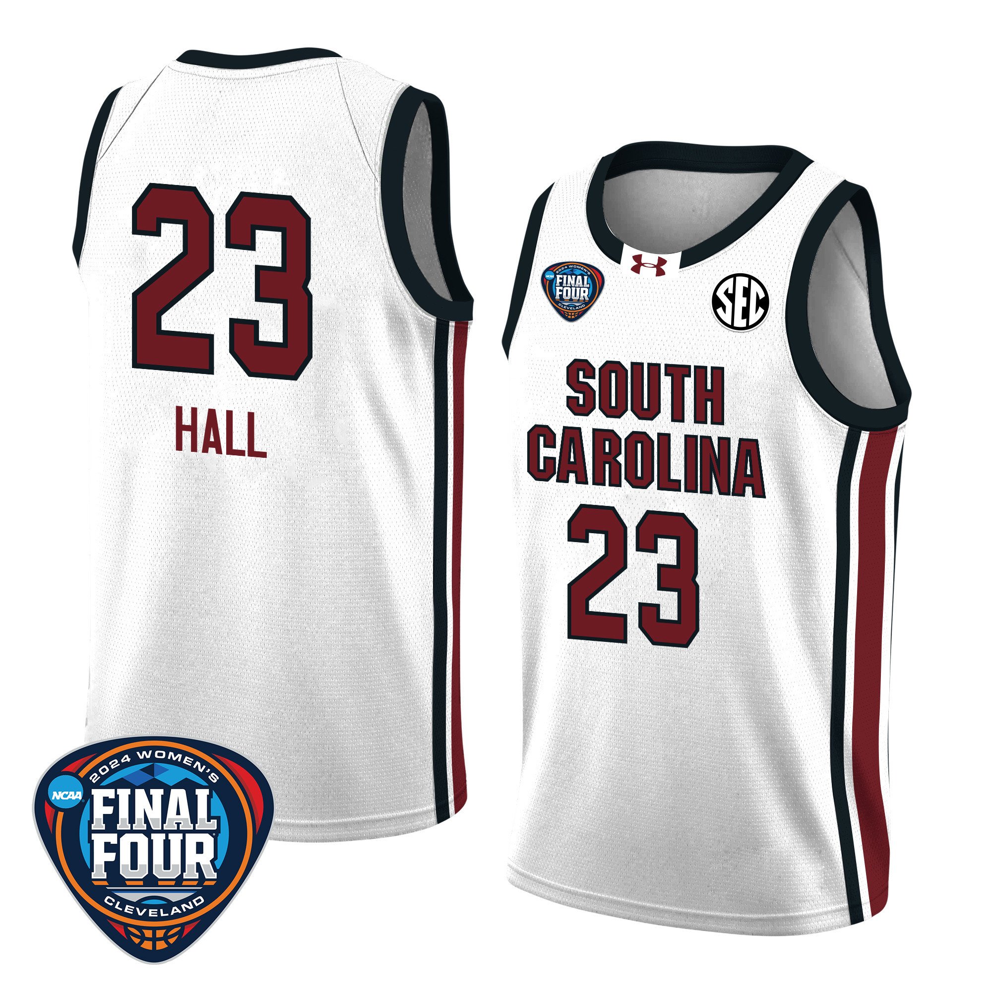 Bree Hall 23 South Carolina 2024 Final Four Patch Unisex NCAA Jersey Unisex
