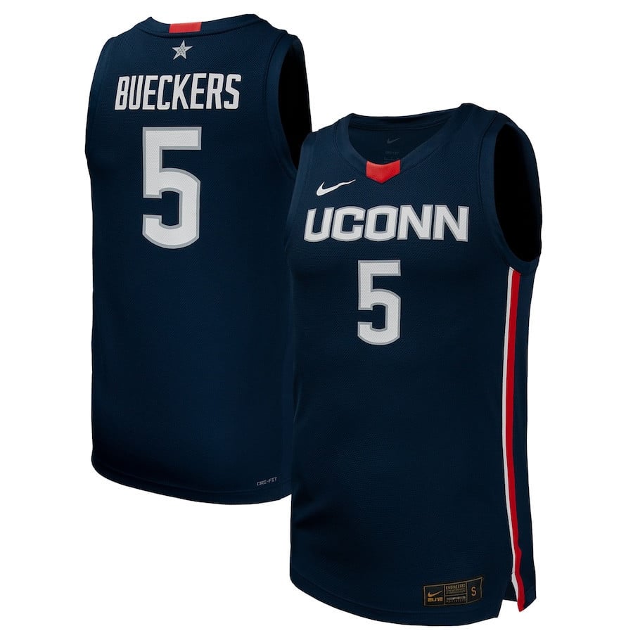 Paige Bueckers 5 UConn Huskies Navy NCAA Jersey Men's