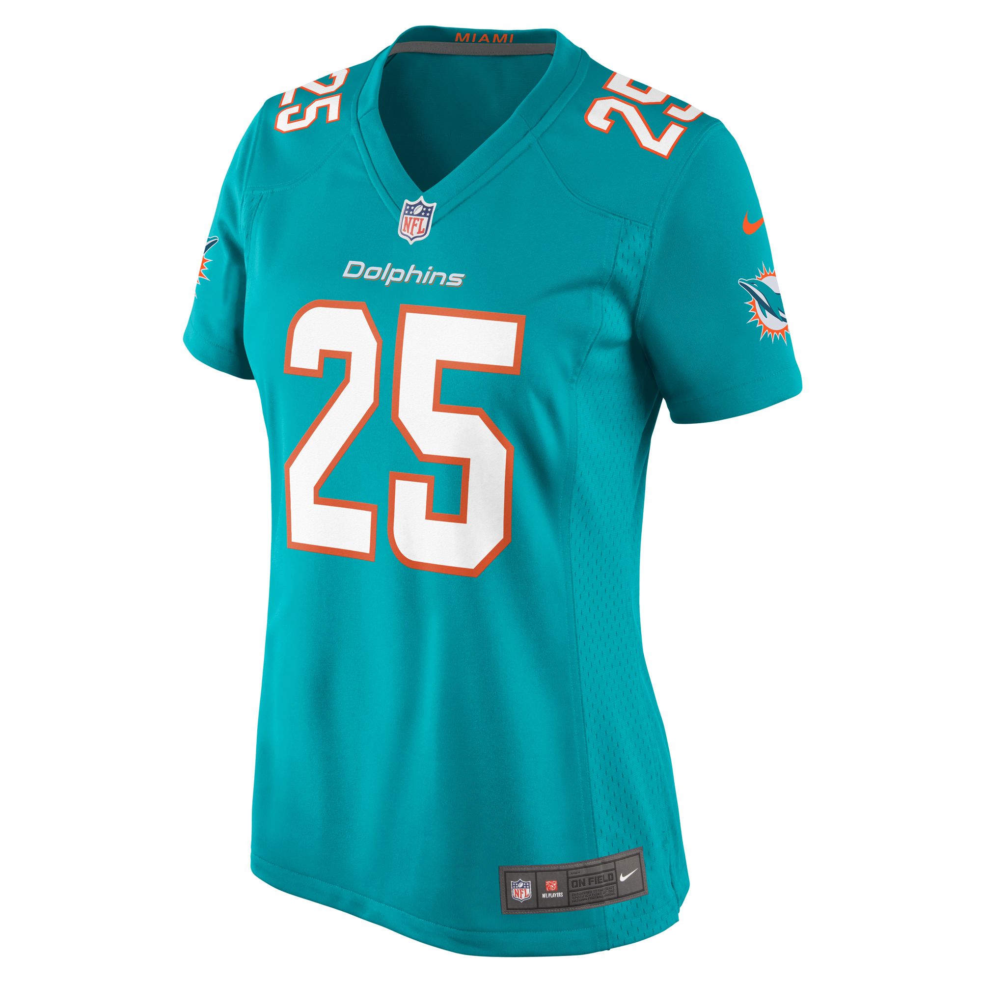 Miami Dolphins Jaylen Wright Aqua Game NFL Jersey Women's