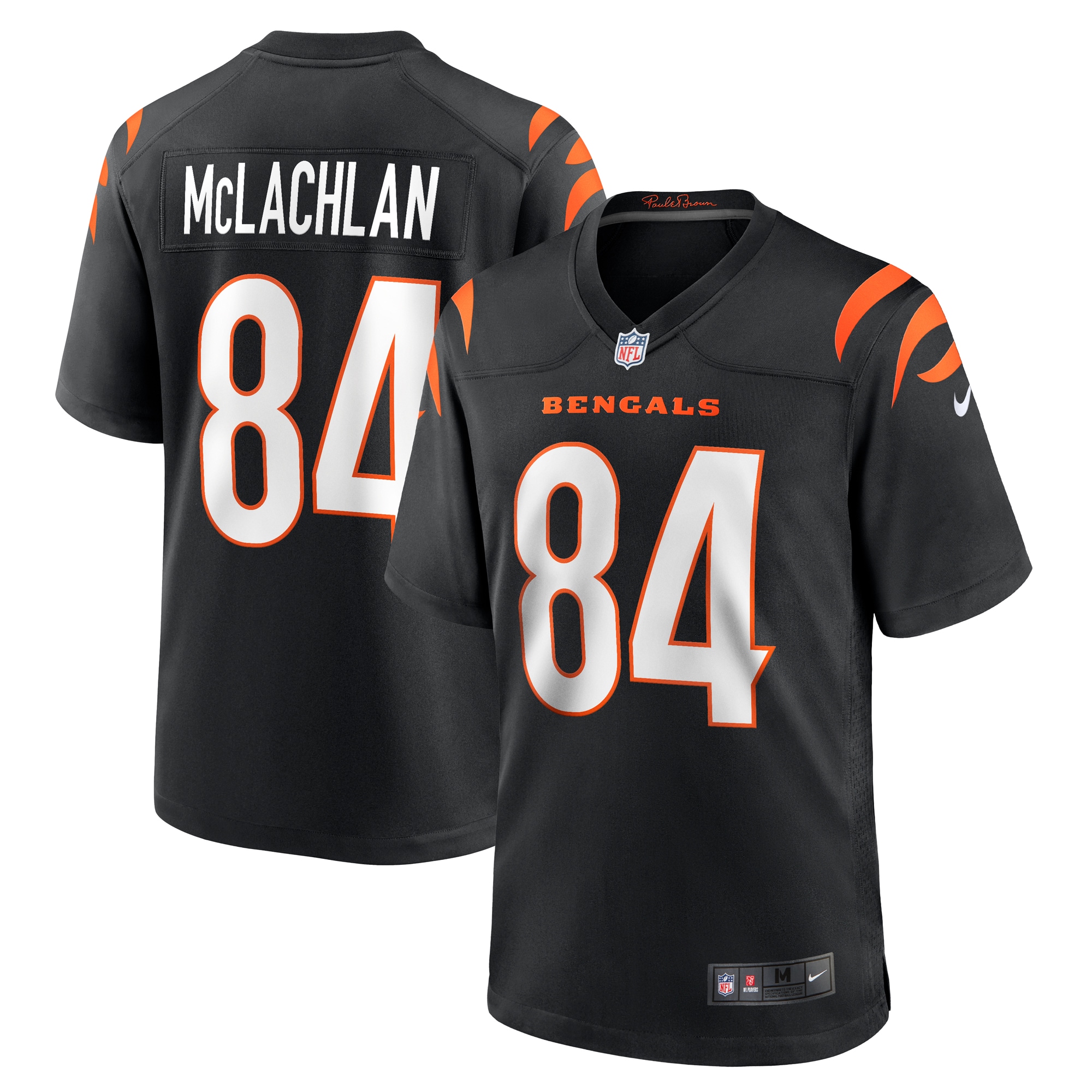 Cincinnati Bengals Tanner McLachlan Black Game NFL Jersey Men's