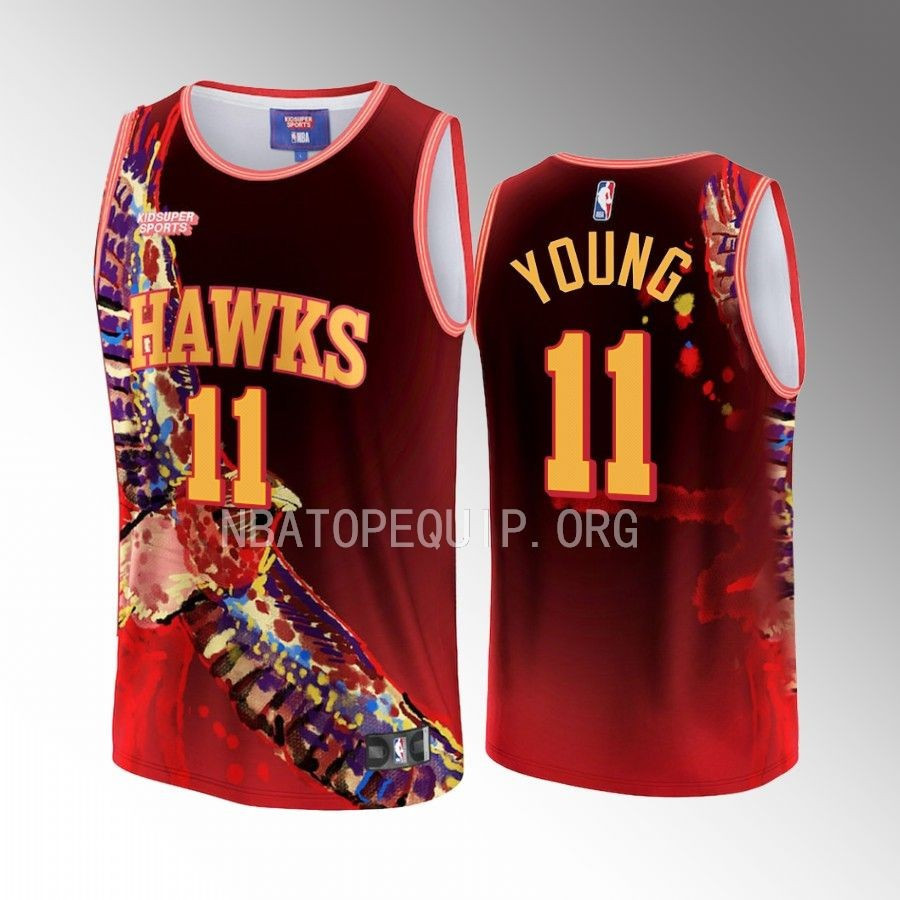 Trae Young 11 Atlanta Hawks KidSuper Studio Unisex Hometown NBA Jersey Unisex