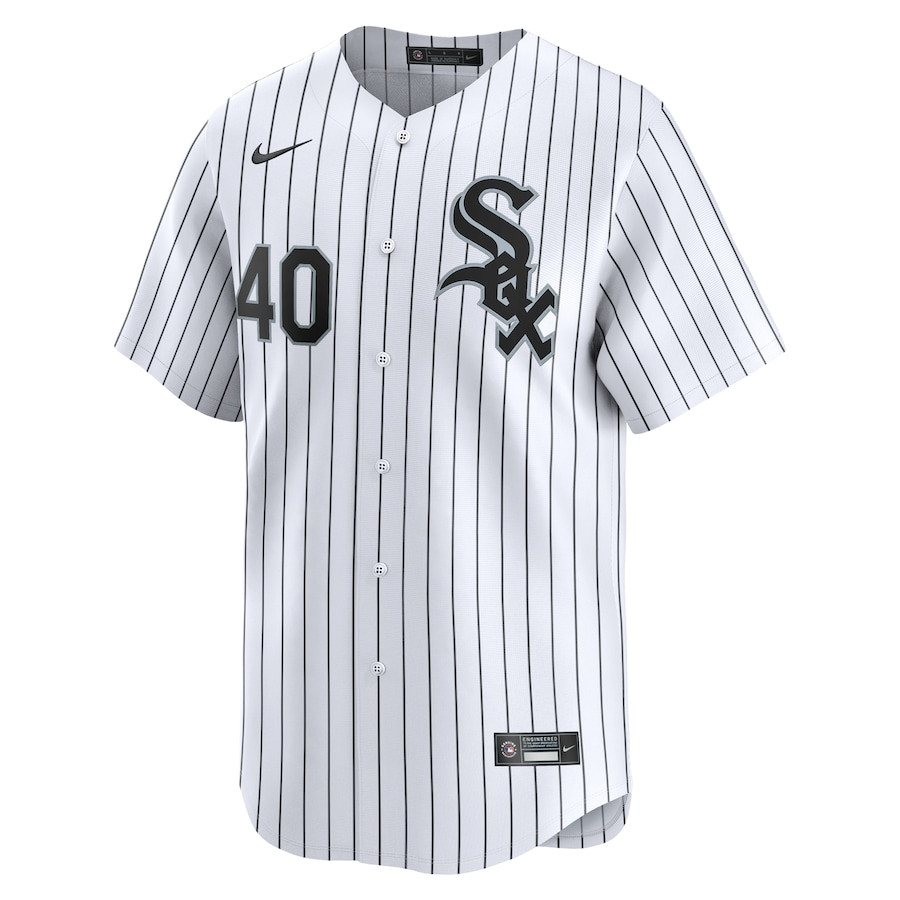 Michael Soroka 40 Chicago White Sox Home Limited White MLB Jersey Men's