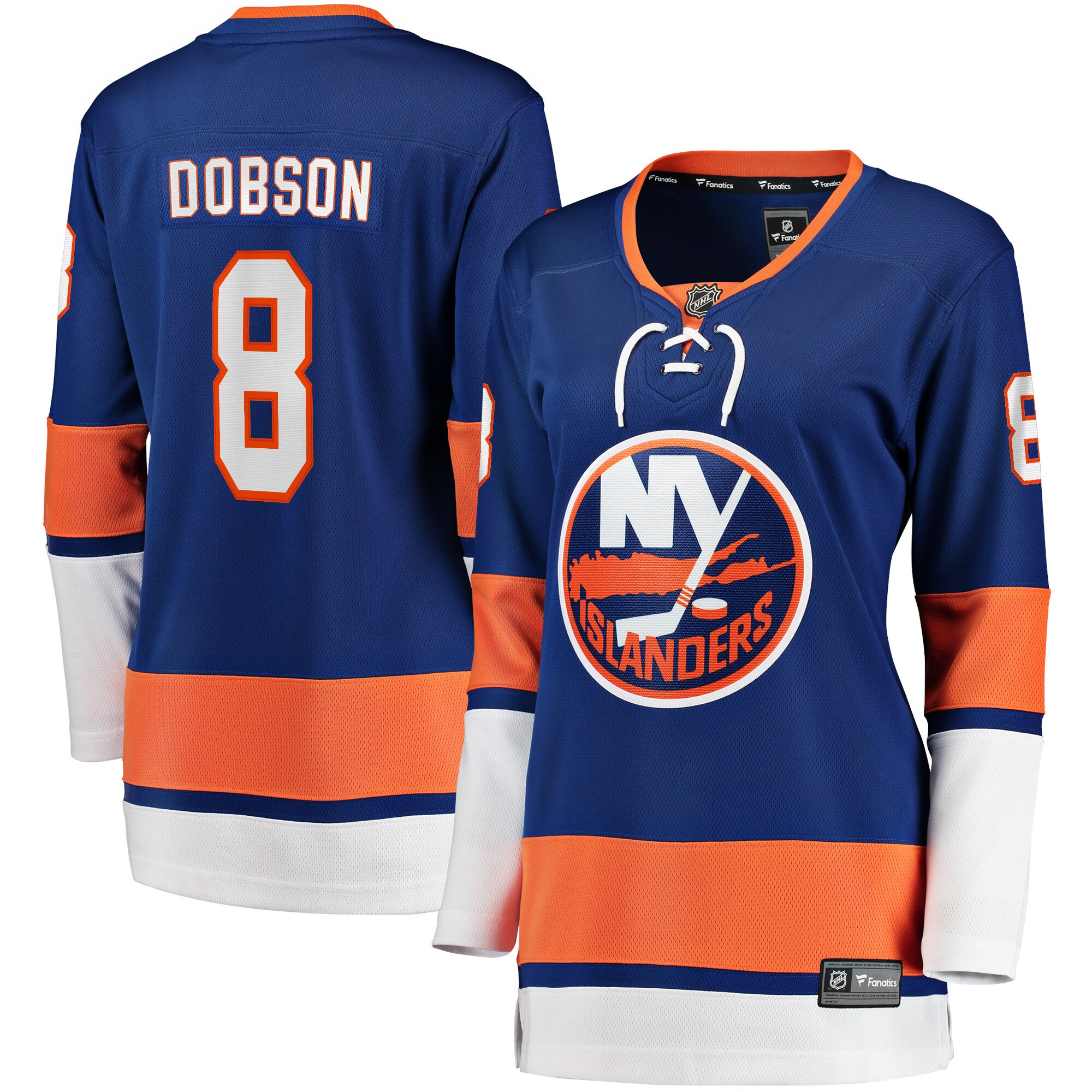 New York Islanders Noah Dobson Royal Home Breakaway Player NHL Jersey Women's