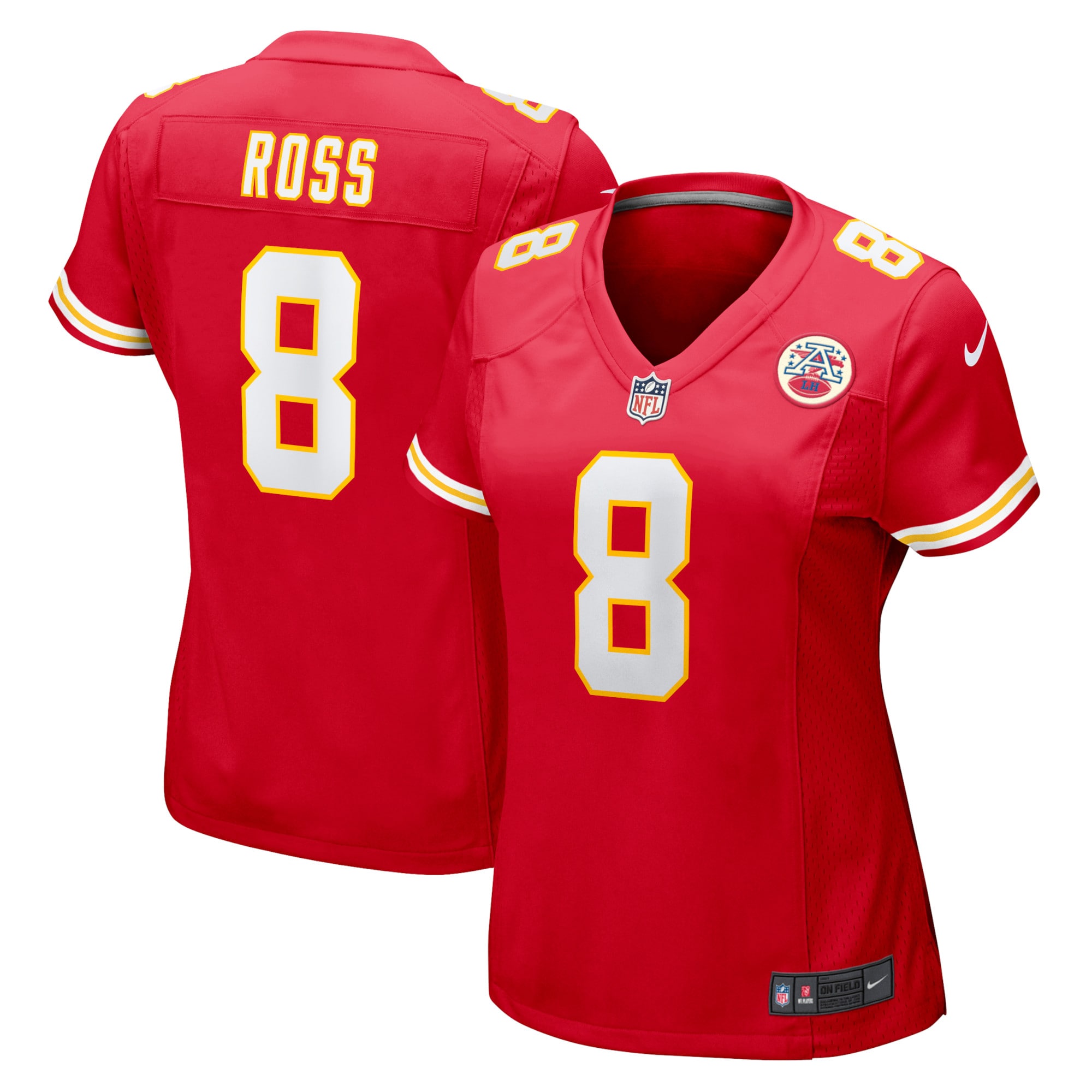 Kansas City Chiefs Justyn Ross Red Home Game Player NFL Jersey Women's