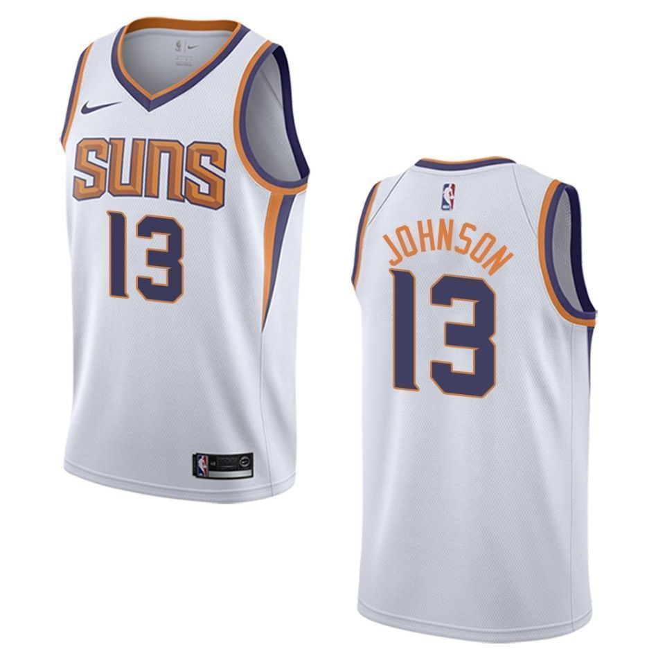 Phoenix Suns 13 Cameron Johnson Association Swingman White NBA Jersey Men's