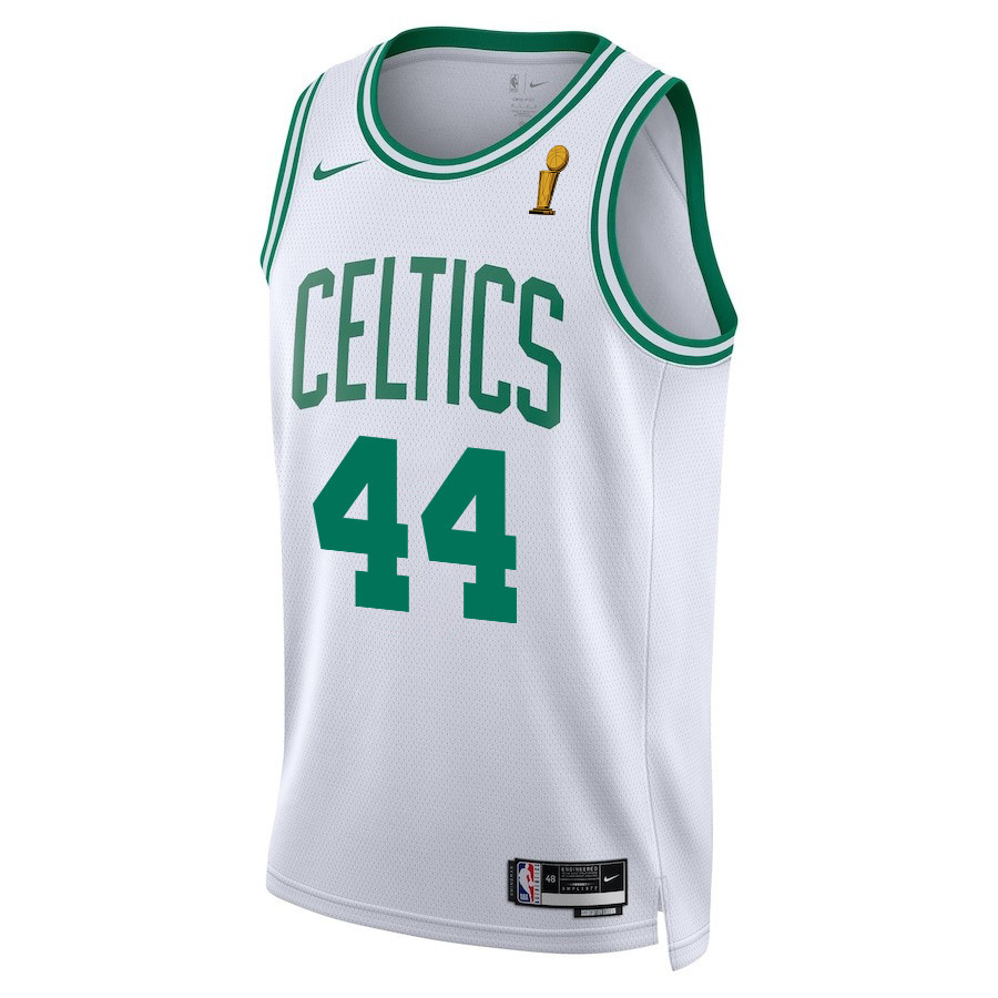 Jaden Springer 44 Boston Celtics 2024 FINALS CHAMPIONS Swingman Association Editio White NBA Jersey Men's