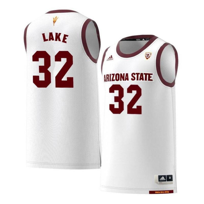 32 DeQuon Lak White Retro Arizona State Sun Devils NCAA Jersey Men's
