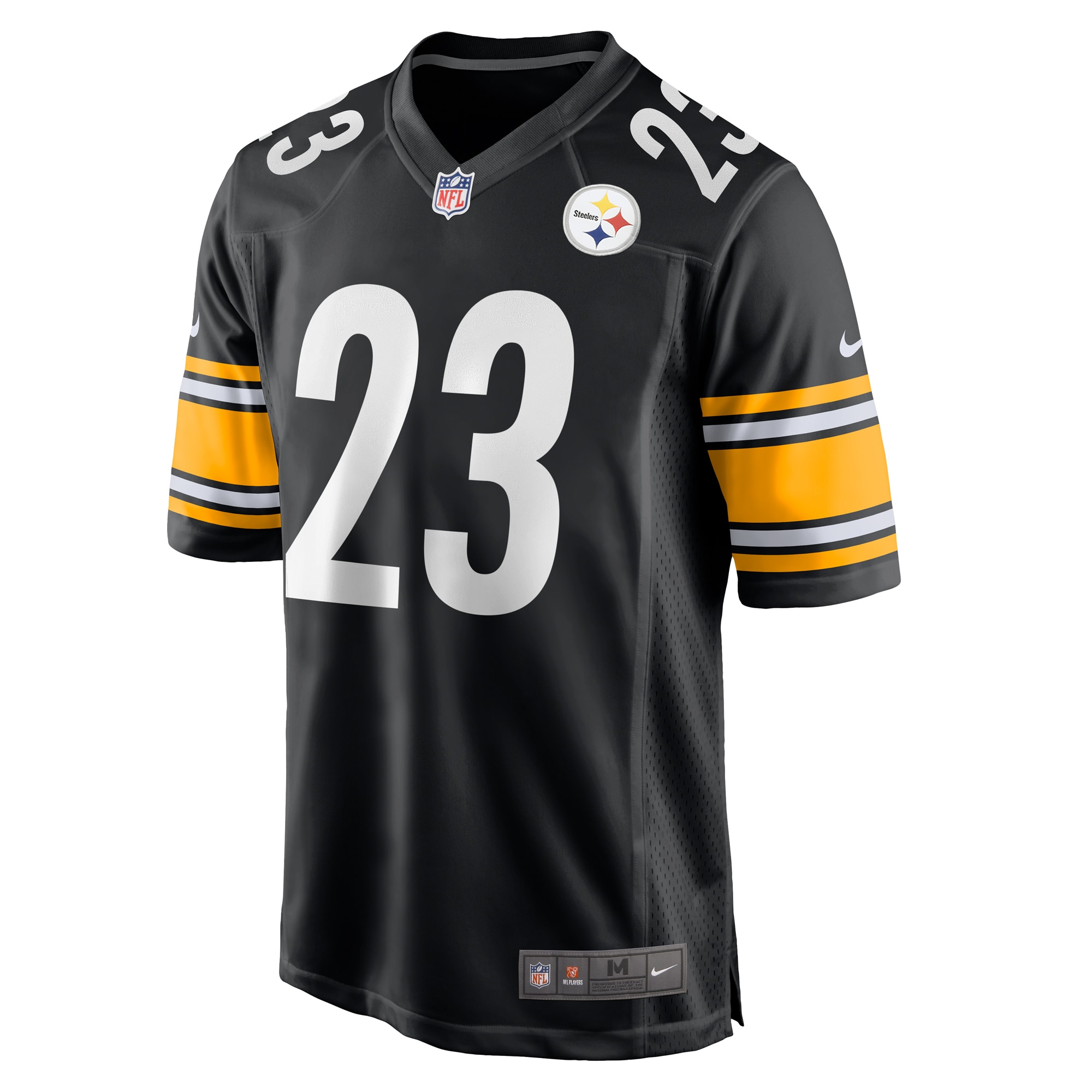 Pittsburgh Steelers Damontae Kazee Black Game NFL Jersey Men's