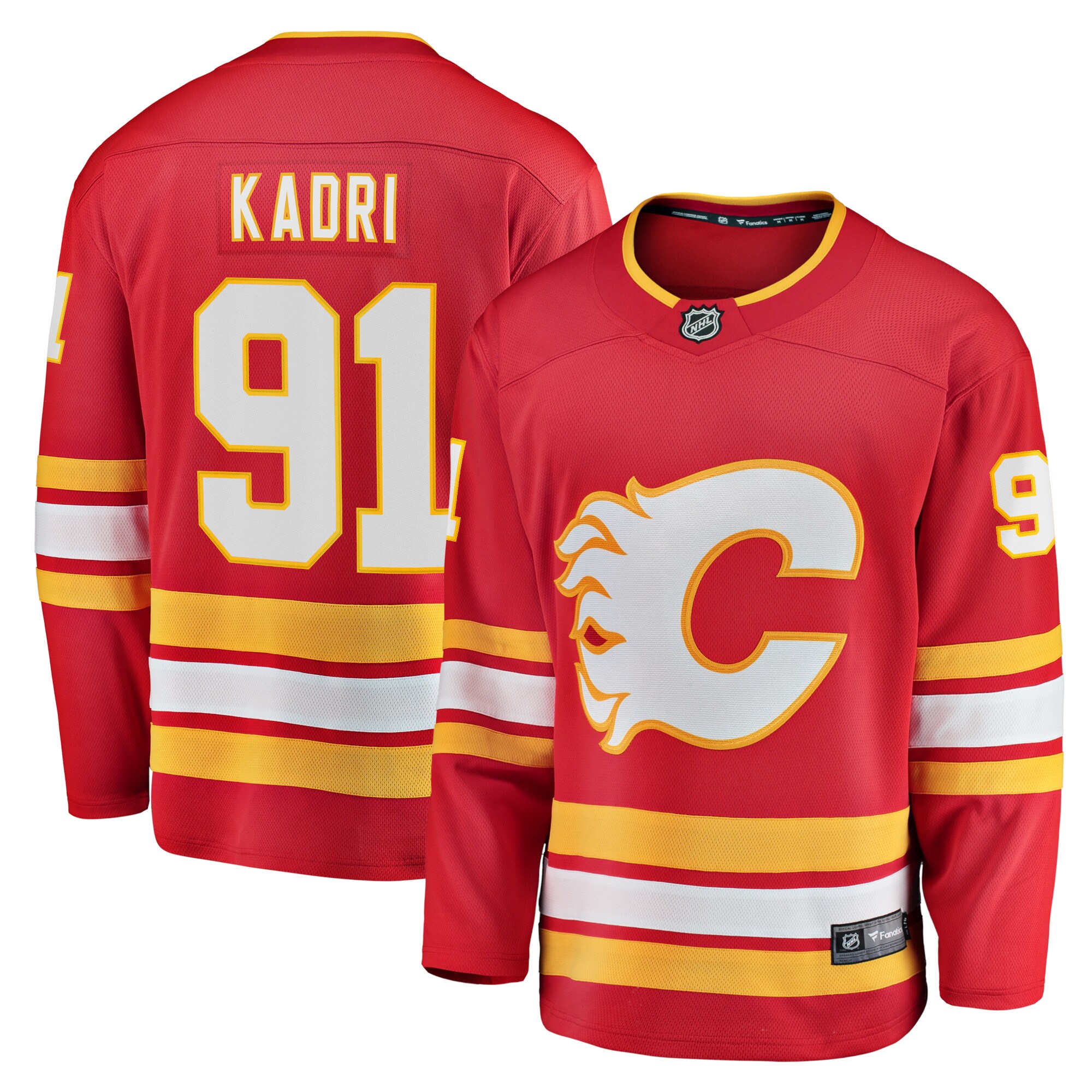 Calgary Flames Nazem Kadri Red Home Breakaway Player NHL Jersey Men's