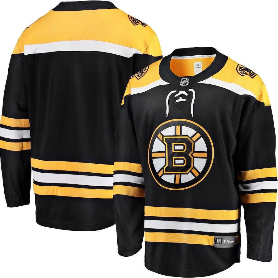 Boston Bruins Breakaway Away Black NHL Jersey Men's