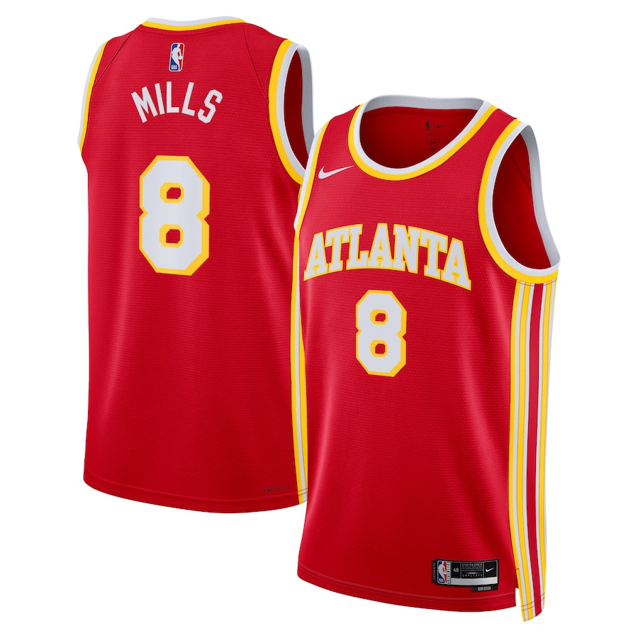 Patty Mills 8 Atlanta Hawks Unisex Swingman Icon Edition Red NBA Jersey Unisex