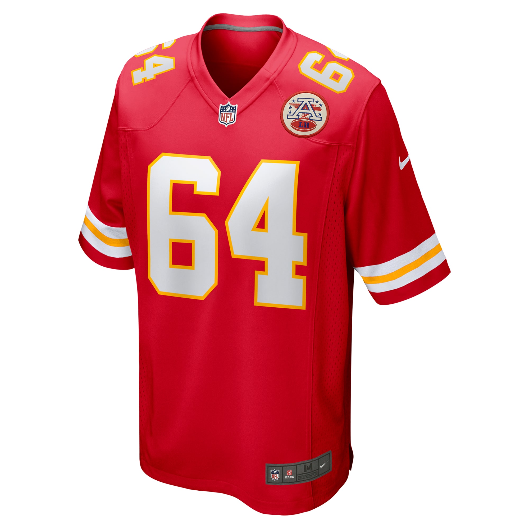Kansas City Chiefs Wanya Morris Red Game NFL Jersey Men's