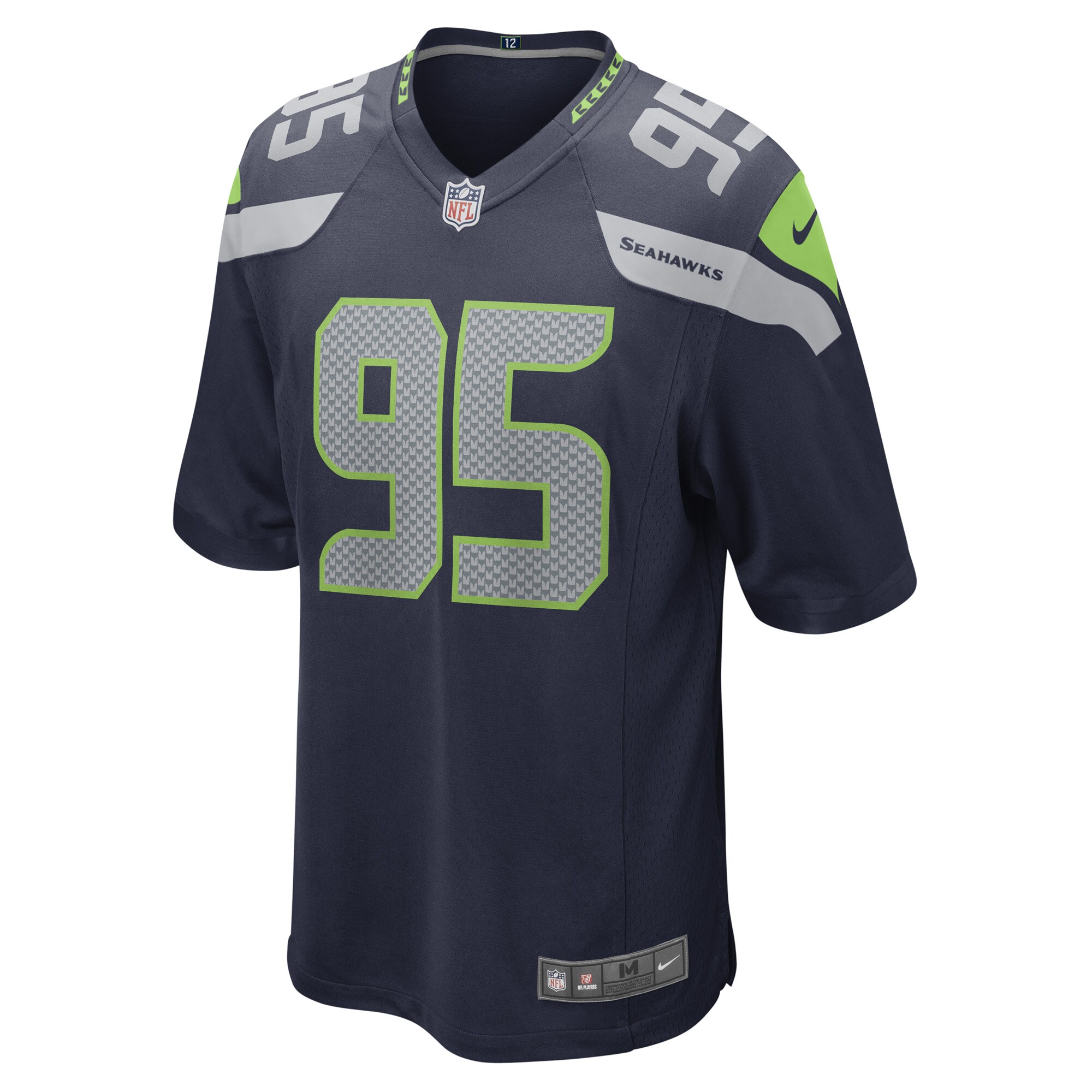 Seattle Seahawks Myles Adams College Navy Game Player NFL Jersey Men's