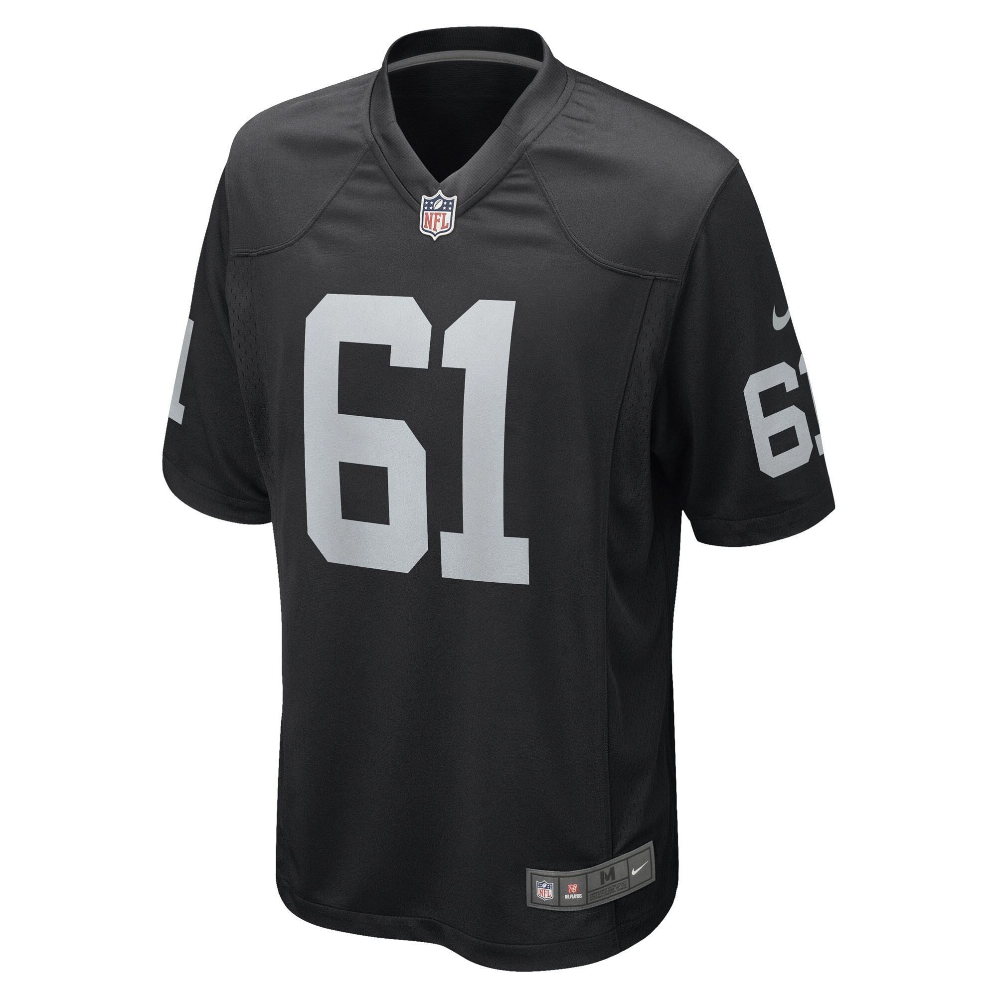 Las Vegas Raiders Meredith Black Game Player NFL Jersey Men's