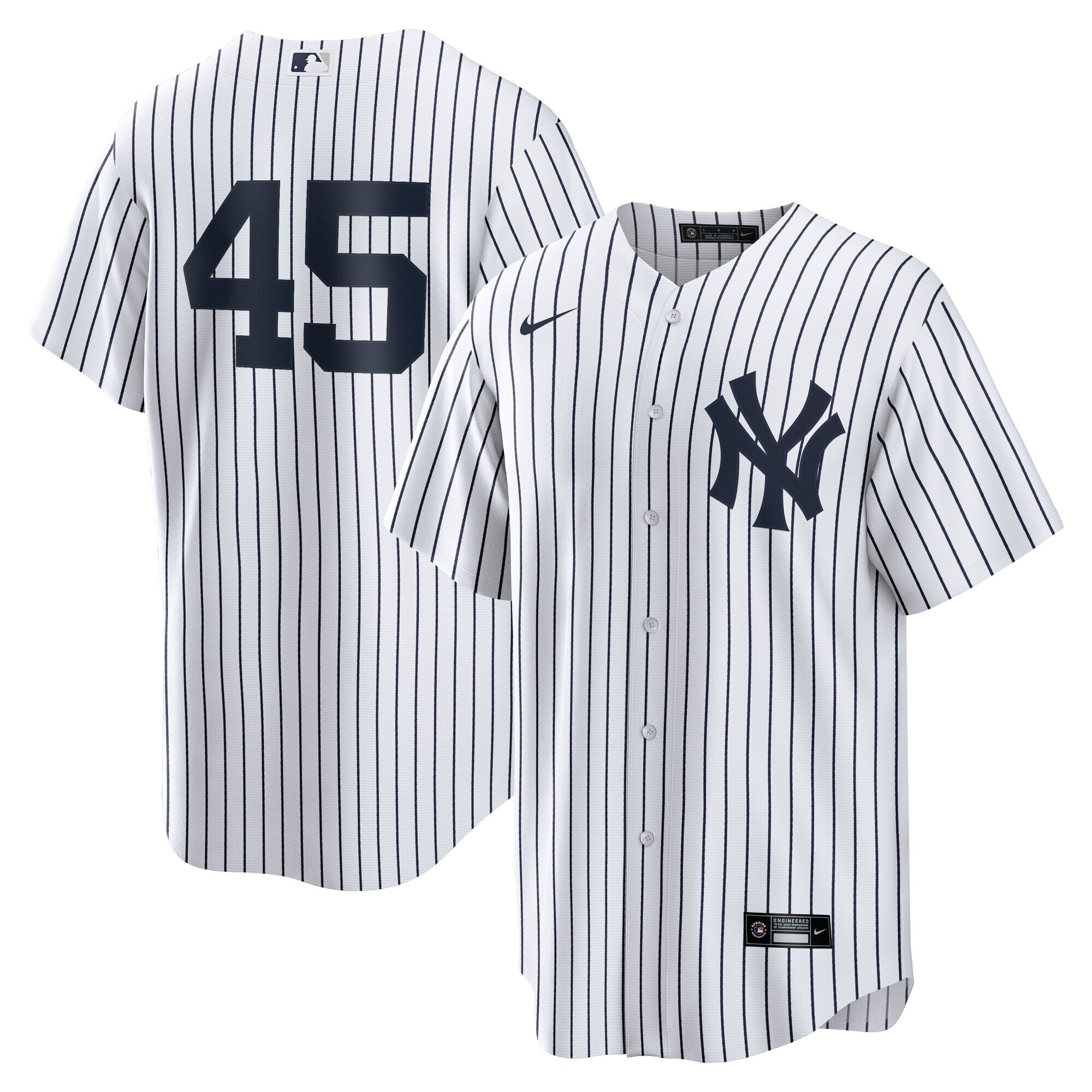 New York Yankees Gerrit Cole White Home Player MLB Jersey Men's